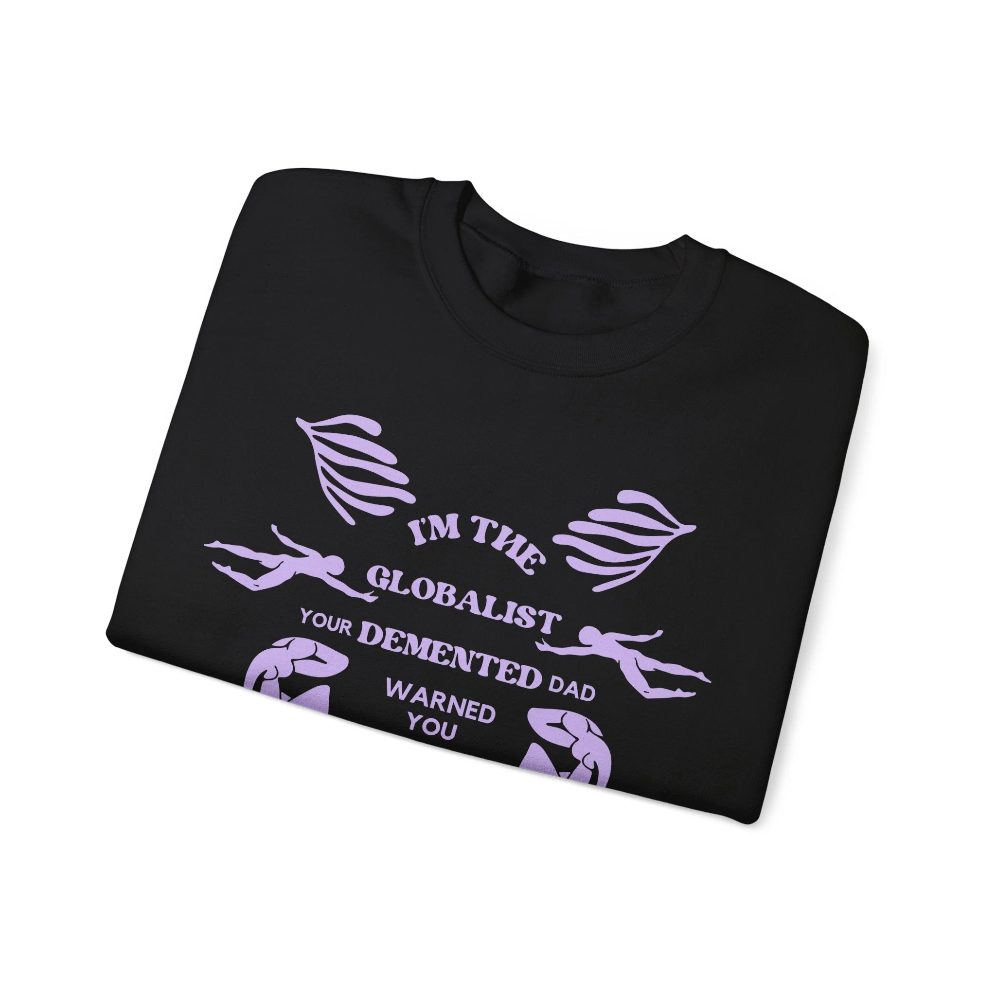I'm the Globalist Your Demented Dad Warned You About Unisex Heavy Blend™ Crewneck Sweatshirt (Sizes S-5X) - Image 12