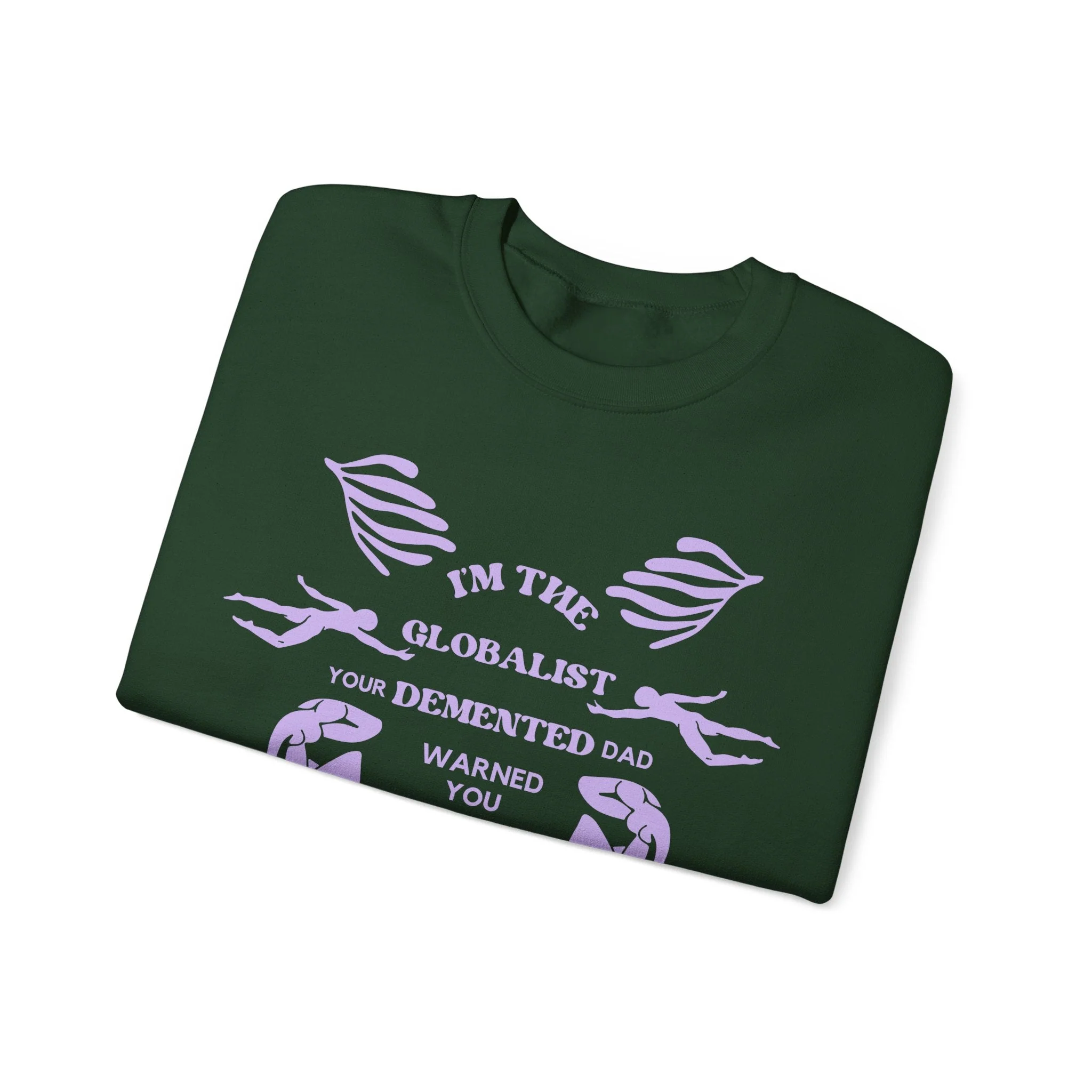 I'm the Globalist Your Demented Dad Warned You About Unisex Heavy Blend™ Crewneck Sweatshirt (Sizes S-5X) - Image 16