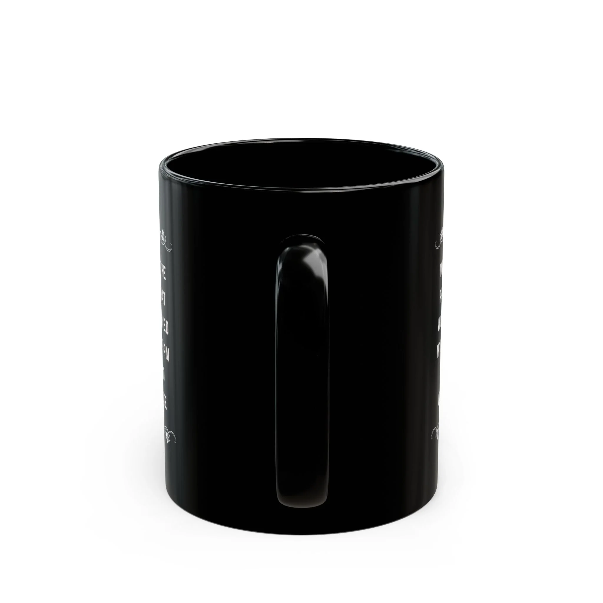 If Men Had a 9pm Curfew and Couldn't Vote 11oz Black Mug - Image 8