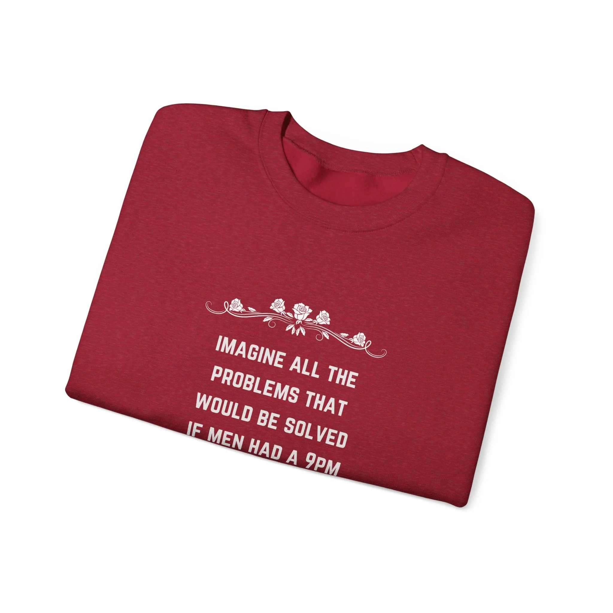 Imagine if Men Had Curfews and Couldn't Vote Unisex Heavy Blend™ Crewneck Sweatshirt (Sizes S-5X) - Image 11