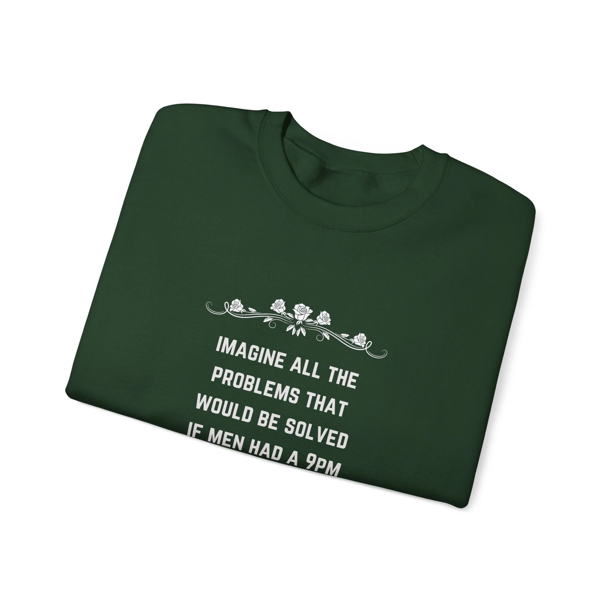 Imagine if Men Had Curfews and Couldn't Vote Unisex Heavy Blend™ Crewneck Sweatshirt (Sizes S-5X) - Image 25