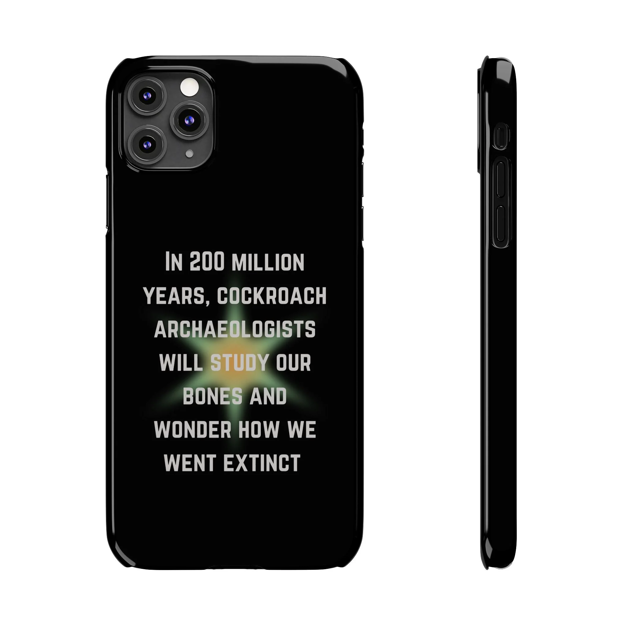 In 200 Million Years, Cockroach Archeologists Will Study Our Bones Slim Phone Case - Many iPhone Models Available - Image 10