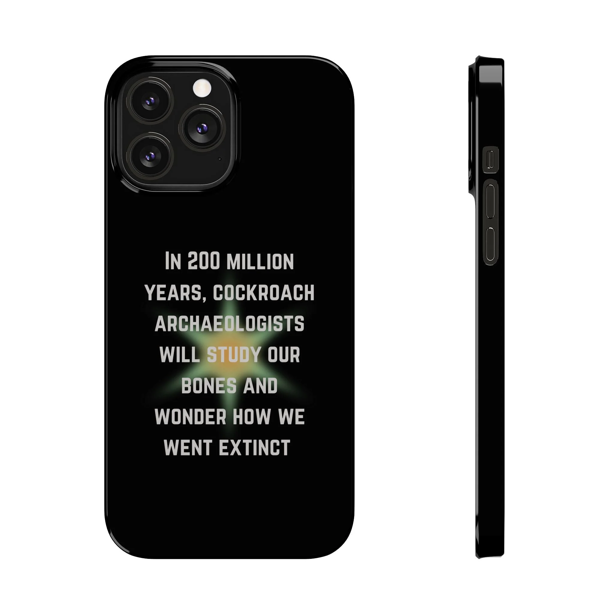 In 200 Million Years, Cockroach Archeologists Will Study Our Bones Slim Phone Case - Many iPhone Models Available - Image 14