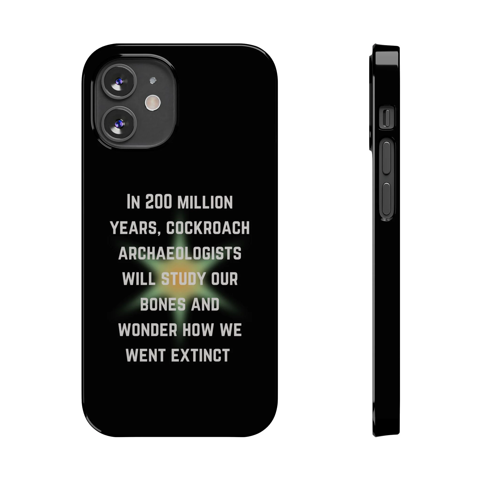 In 200 Million Years, Cockroach Archeologists Will Study Our Bones Slim Phone Case - Many iPhone Models Available - Image 16