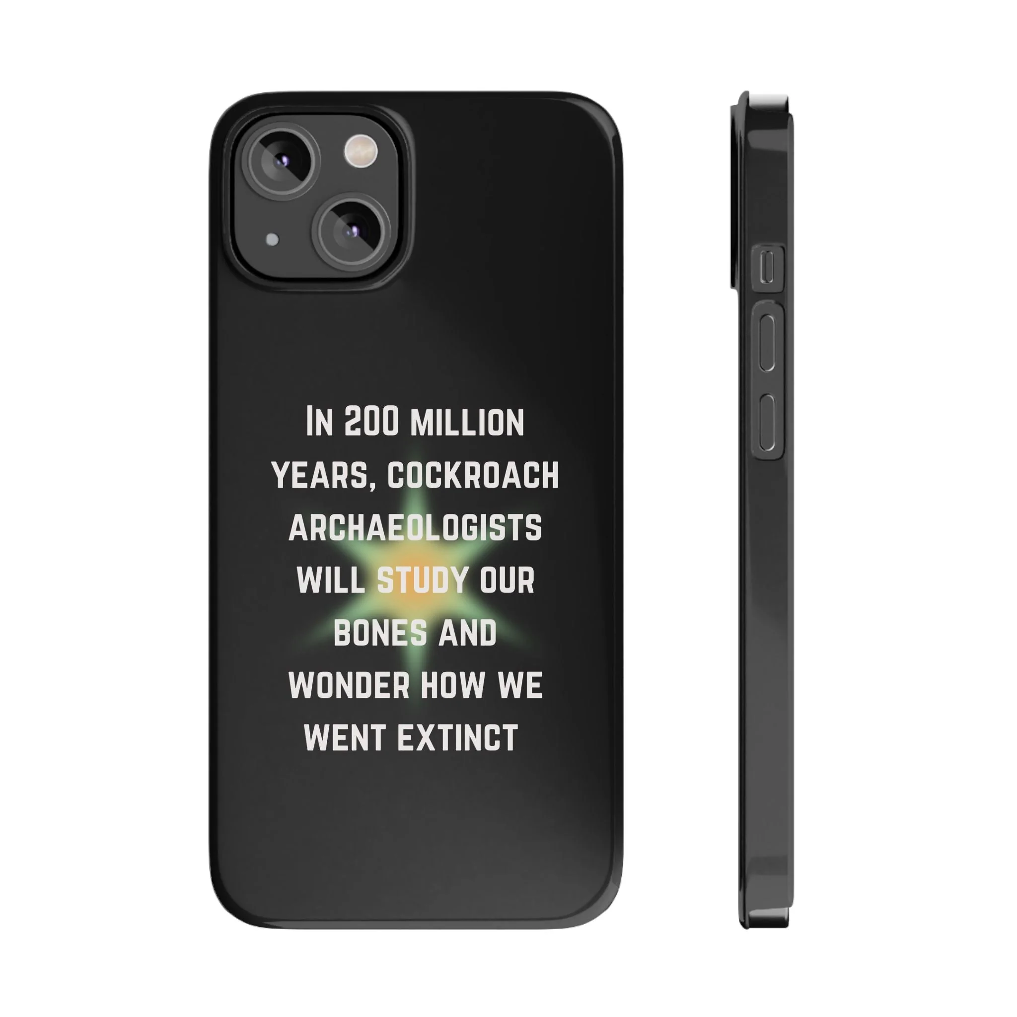 In 200 Million Years, Cockroach Archeologists Will Study Our Bones Slim Phone Case - Many iPhone Models Available - Image 18