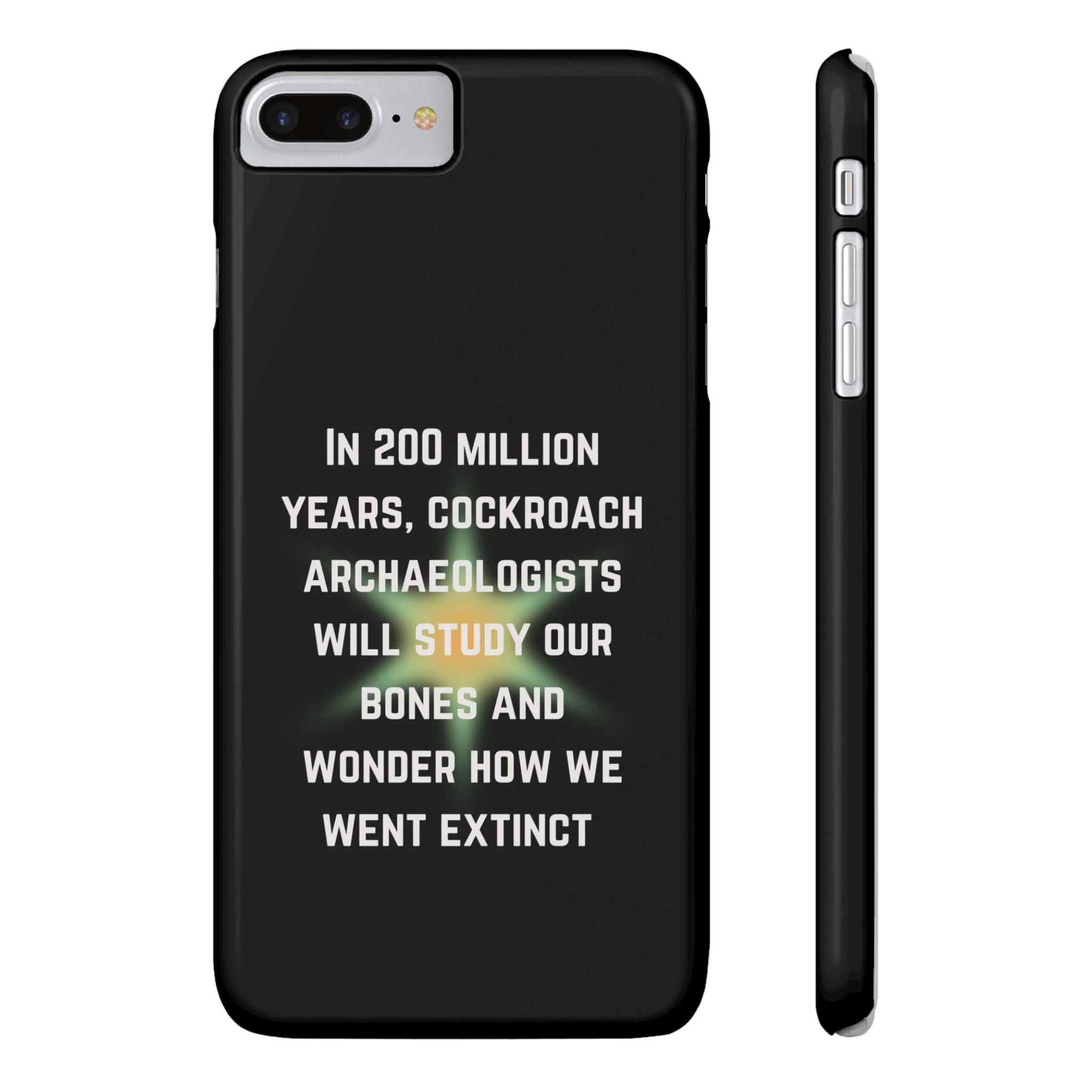 In 200 Million Years, Cockroach Archeologists Will Study Our Bones Slim Phone Case - Many iPhone Models Available - Image 2