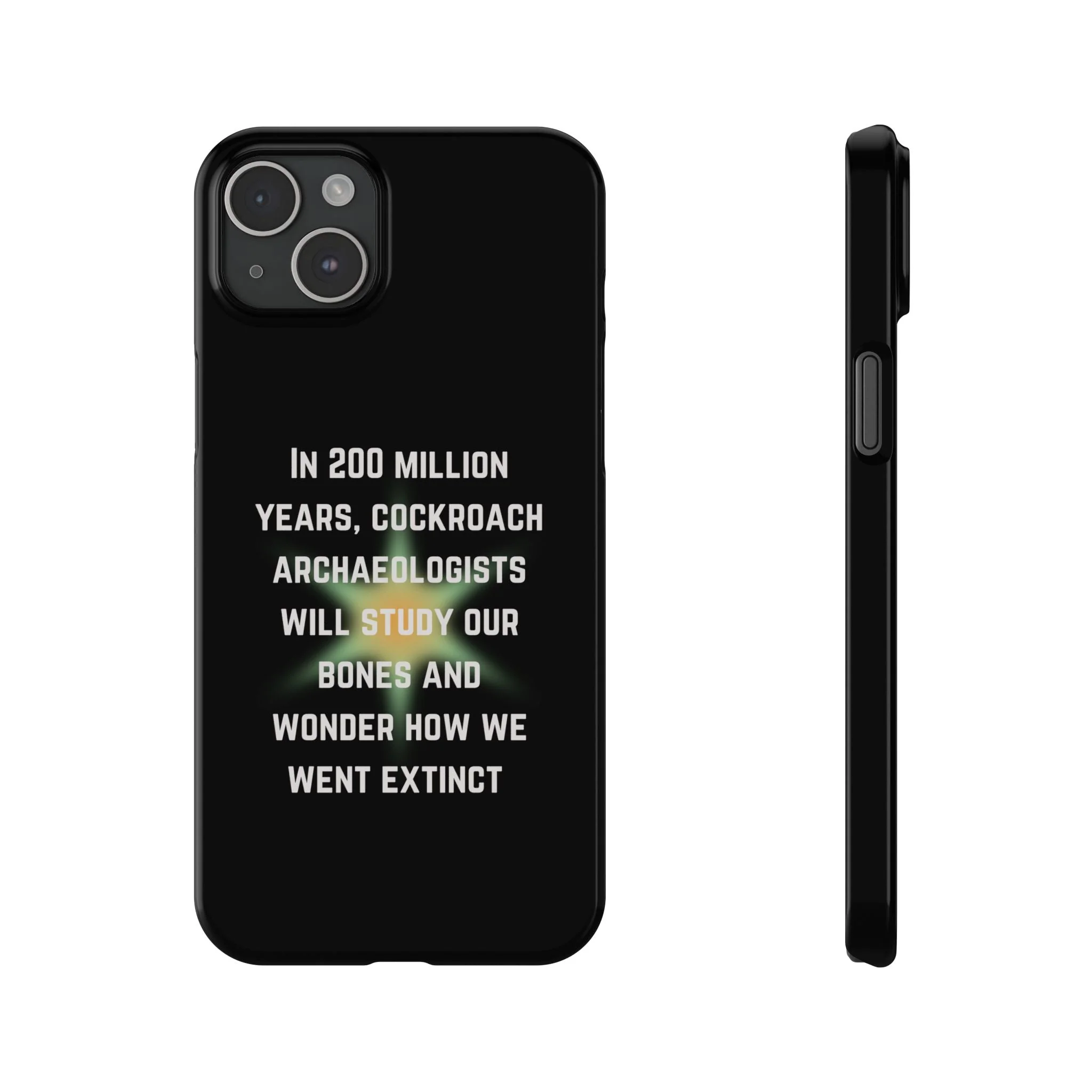 In 200 Million Years, Cockroach Archeologists Will Study Our Bones Slim Phone Case - Many iPhone Models Available - Image 22