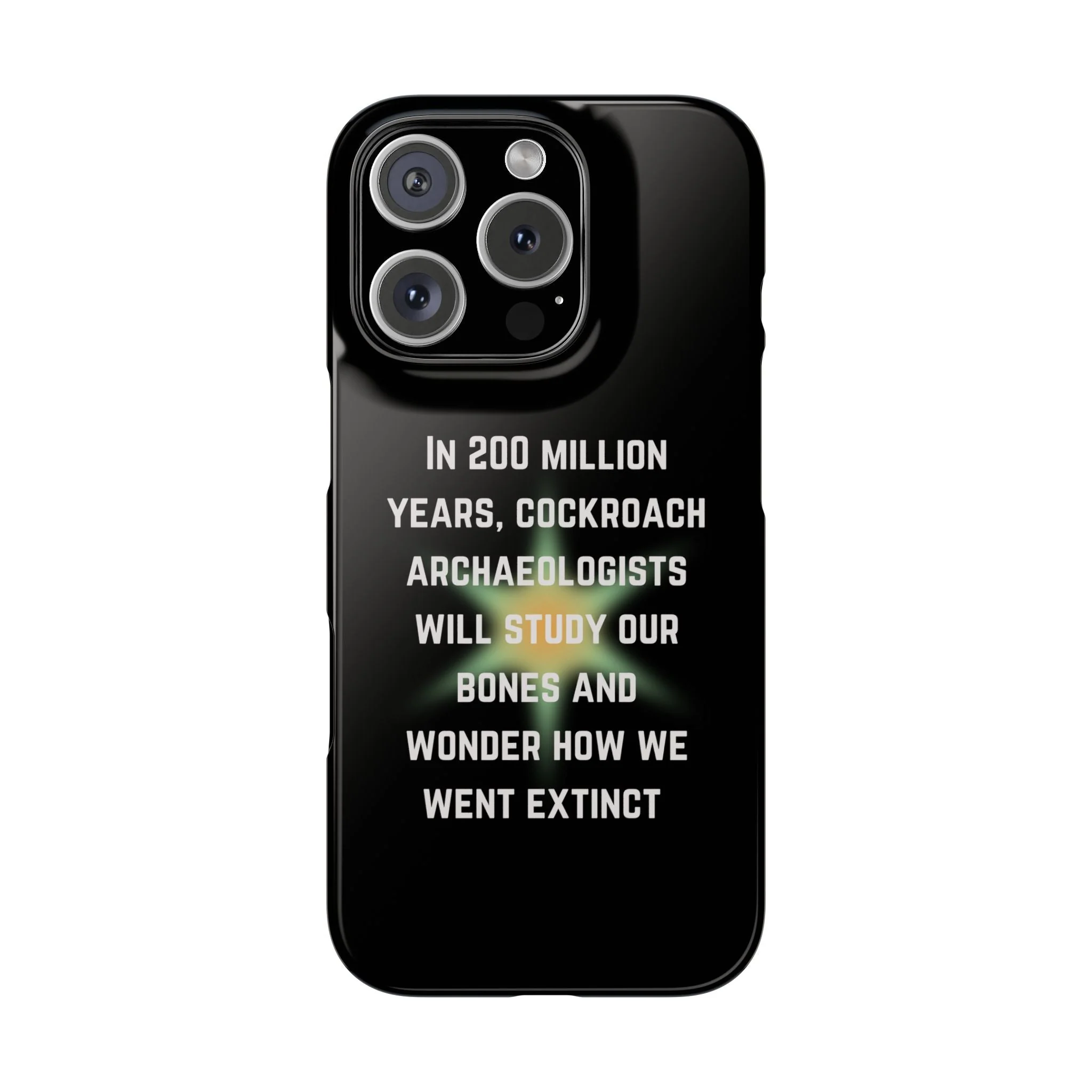 In 200 Million Years, Cockroach Archeologists Will Study Our Bones Slim Phone Case - Many iPhone Models Available - Image 26
