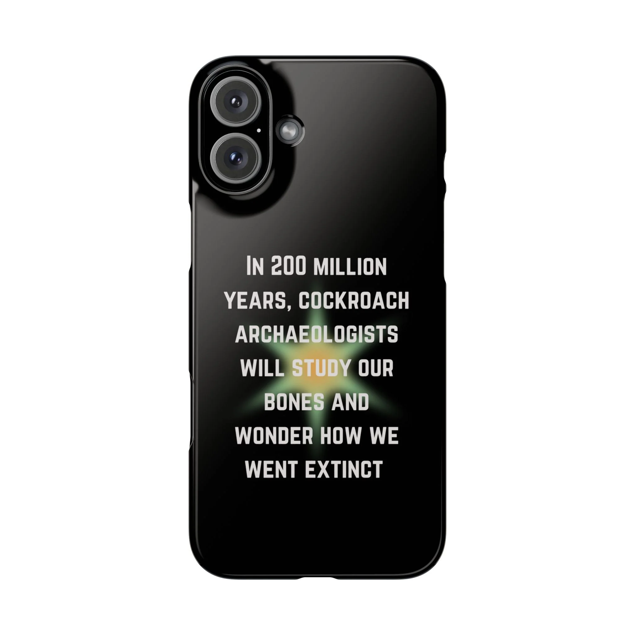 In 200 Million Years, Cockroach Archeologists Will Study Our Bones Slim Phone Case - Many iPhone Models Available - Image 27