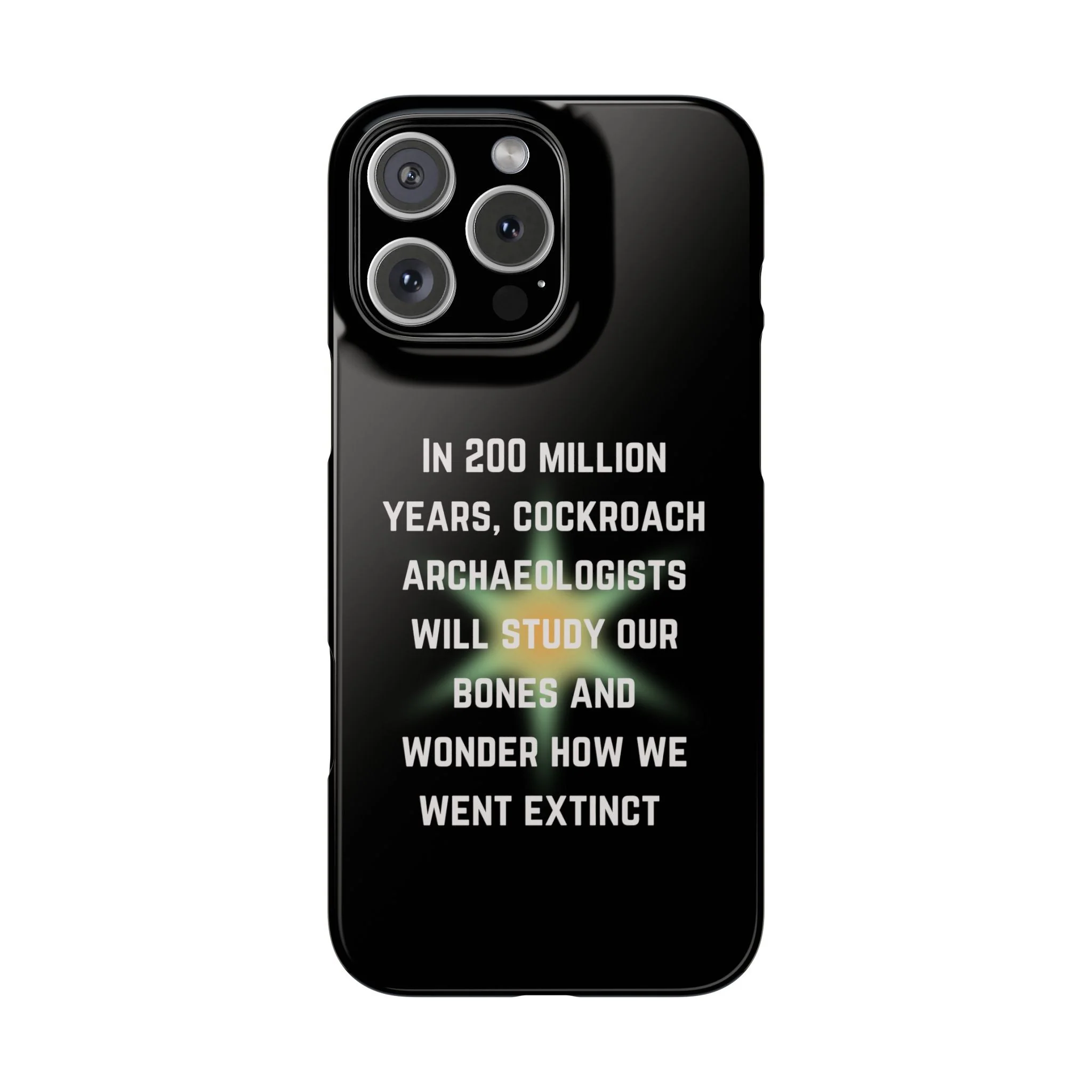 In 200 Million Years, Cockroach Archeologists Will Study Our Bones Slim Phone Case - Many iPhone Models Available - Image 28