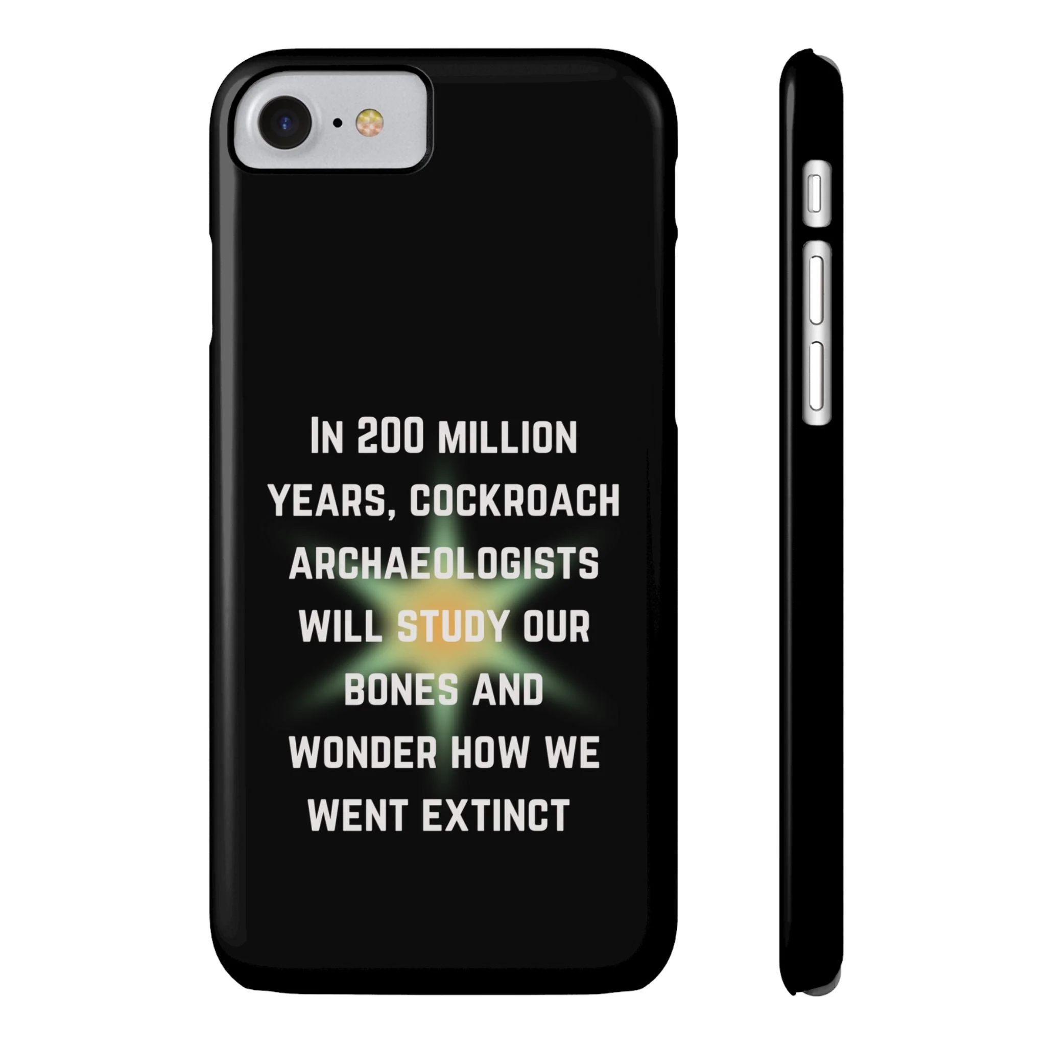 In 200 Million Years, Cockroach Archeologists Will Study Our Bones Slim Phone Case - Many iPhone Models Available - Image 3