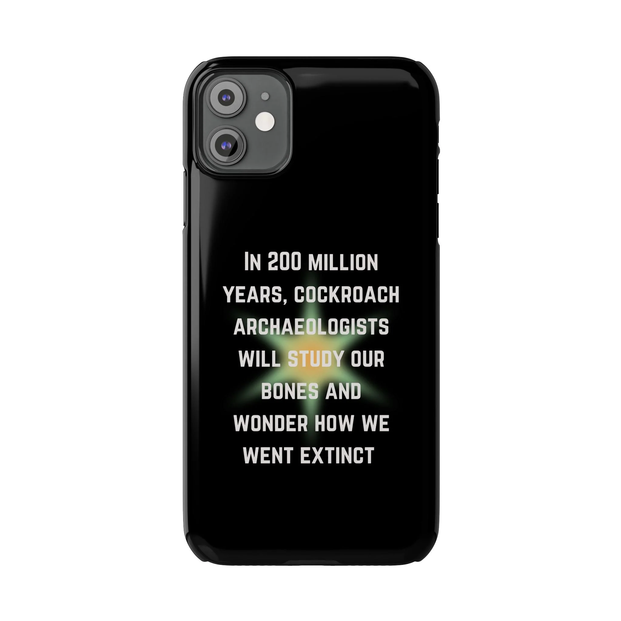 In 200 Million Years, Cockroach Archeologists Will Study Our Bones Slim Phone Case - Many iPhone Models Available - Image 34