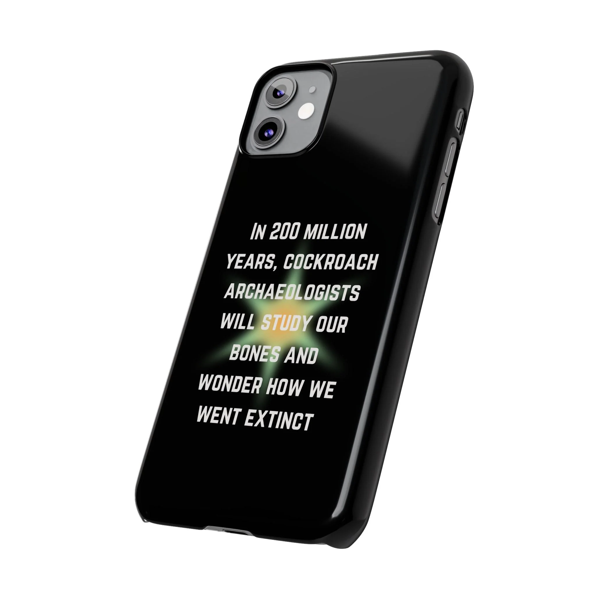 In 200 Million Years, Cockroach Archeologists Will Study Our Bones Slim Phone Case - Many iPhone Models Available - Image 35
