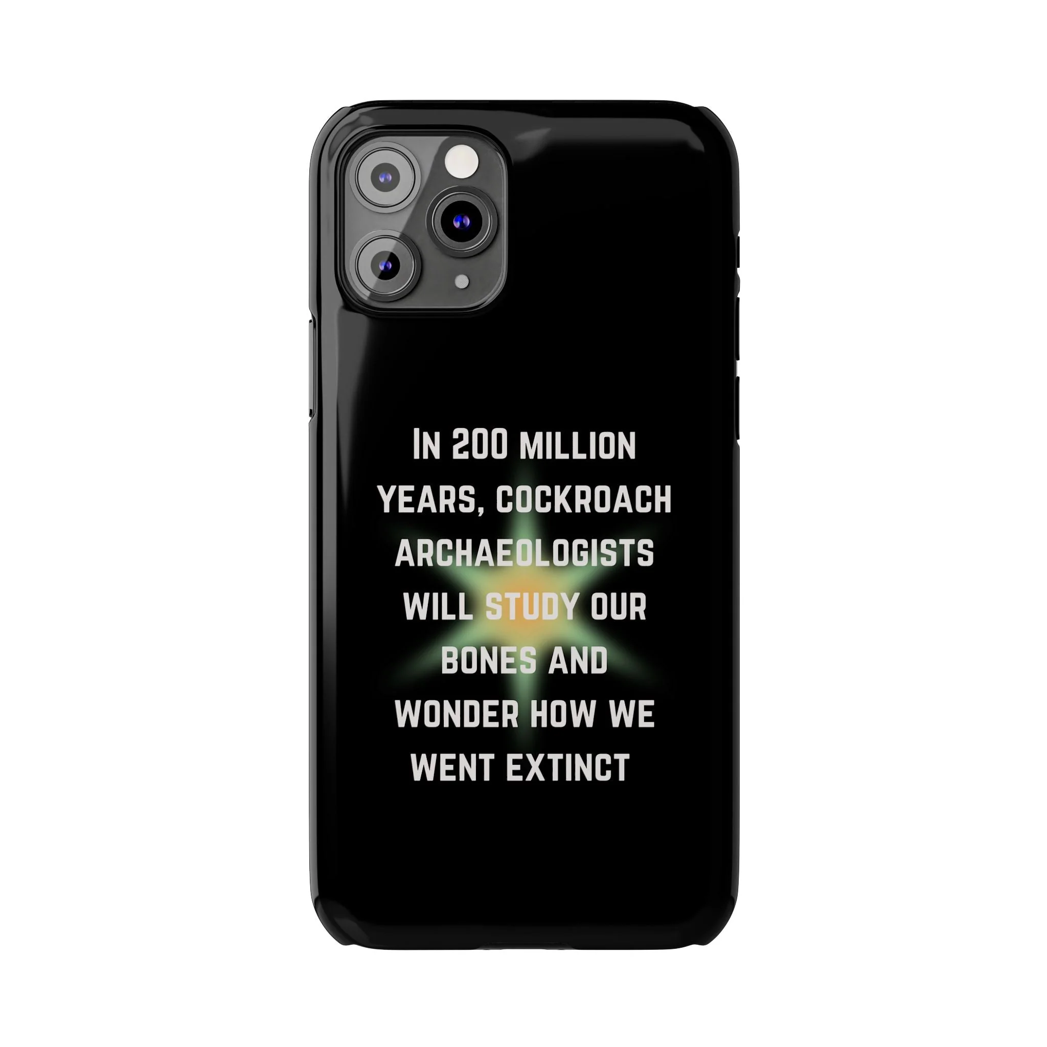 In 200 Million Years, Cockroach Archeologists Will Study Our Bones Slim Phone Case - Many iPhone Models Available - Image 37