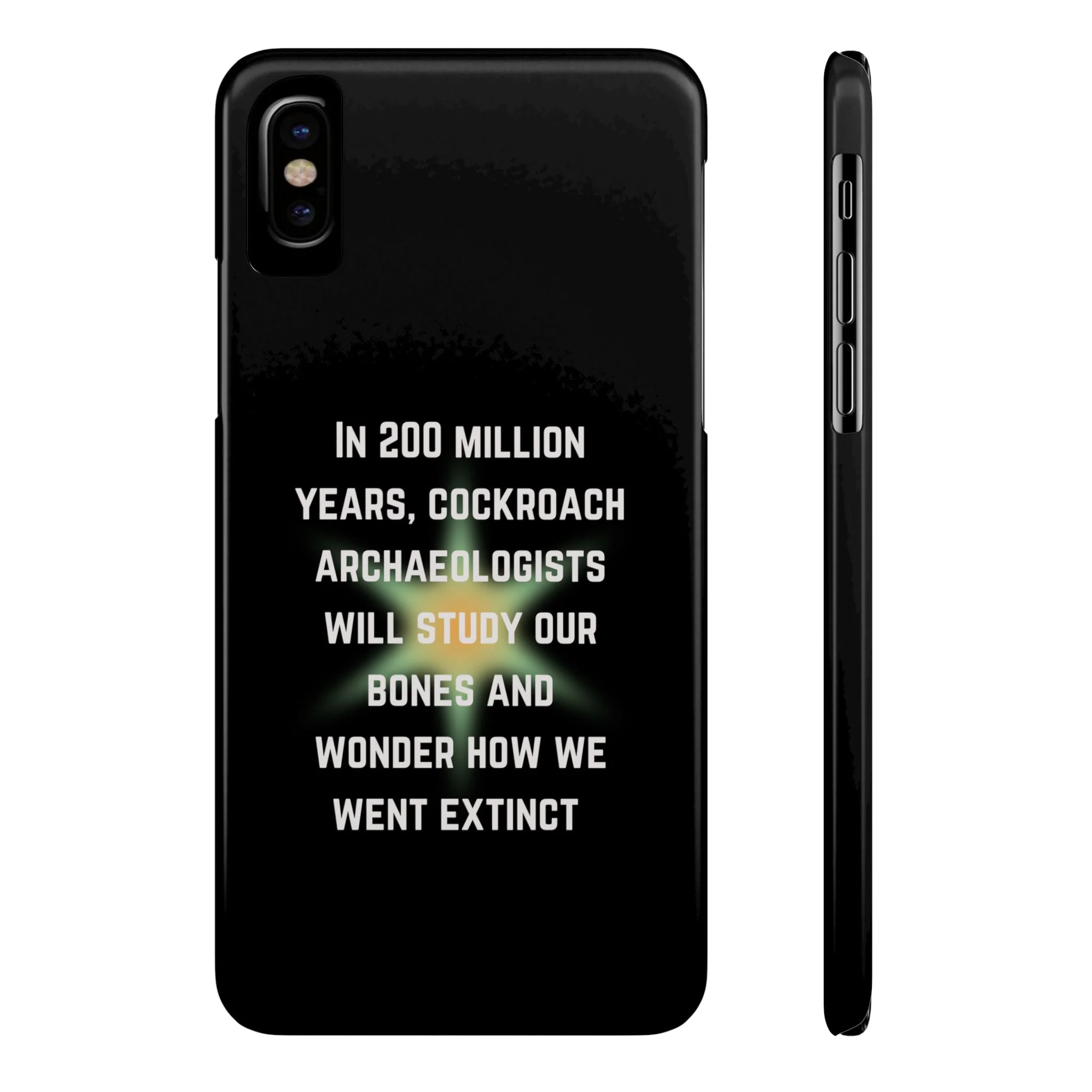 In 200 Million Years, Cockroach Archeologists Will Study Our Bones Slim Phone Case - Many iPhone Models Available - Image 4