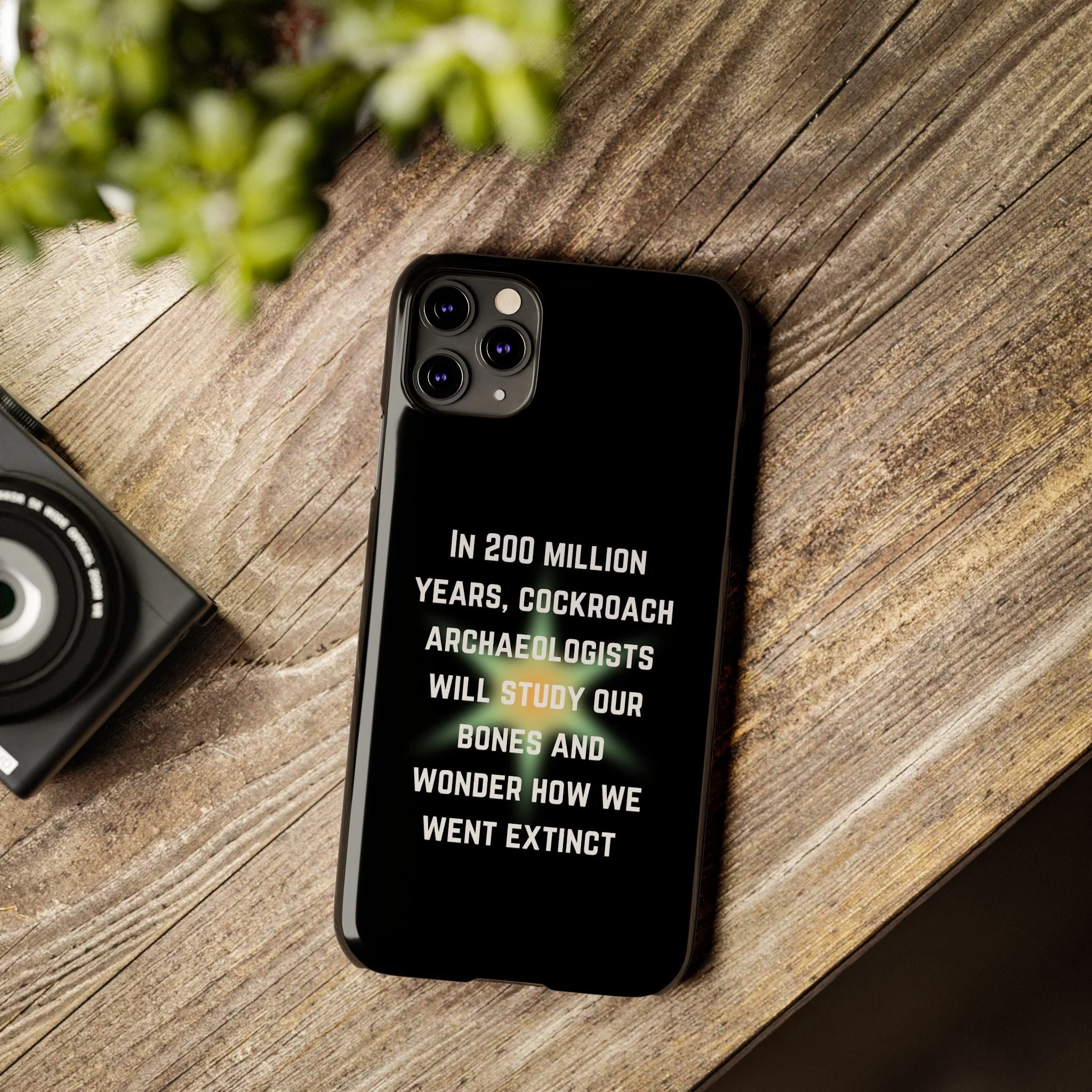 In 200 Million Years, Cockroach Archeologists Will Study Our Bones Slim Phone Case - Many iPhone Models Available - Image 42