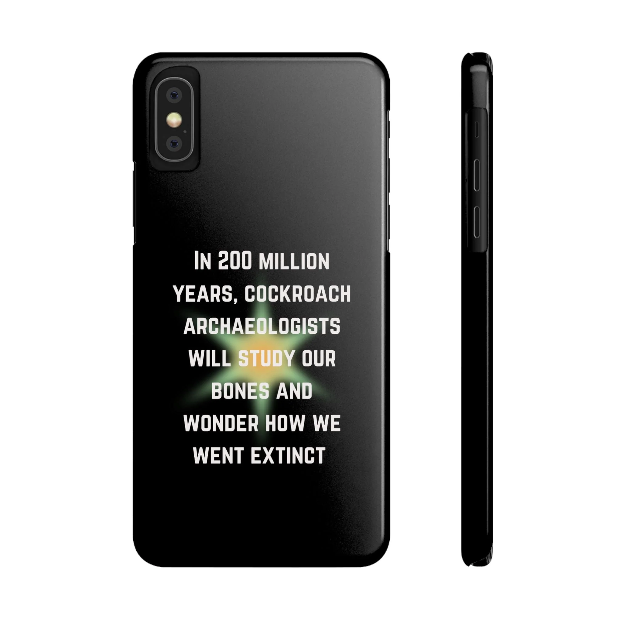 In 200 Million Years, Cockroach Archeologists Will Study Our Bones Slim Phone Case - Many iPhone Models Available - Image 5