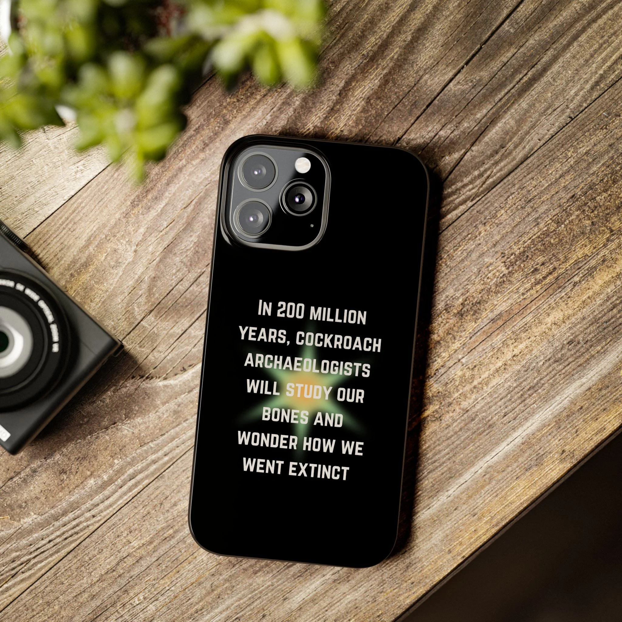 In 200 Million Years, Cockroach Archeologists Will Study Our Bones Slim Phone Case - Many iPhone Models Available - Image 54