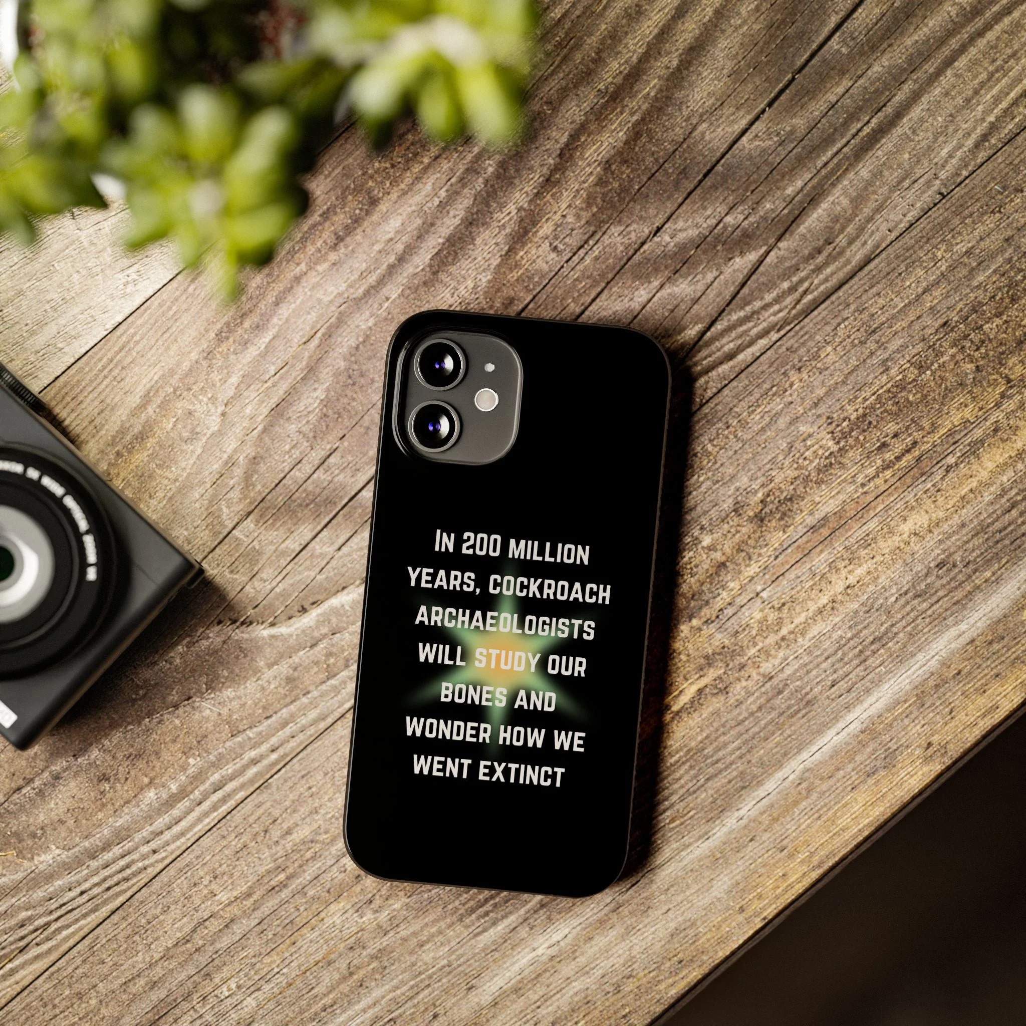 In 200 Million Years, Cockroach Archeologists Will Study Our Bones Slim Phone Case - Many iPhone Models Available - Image 60