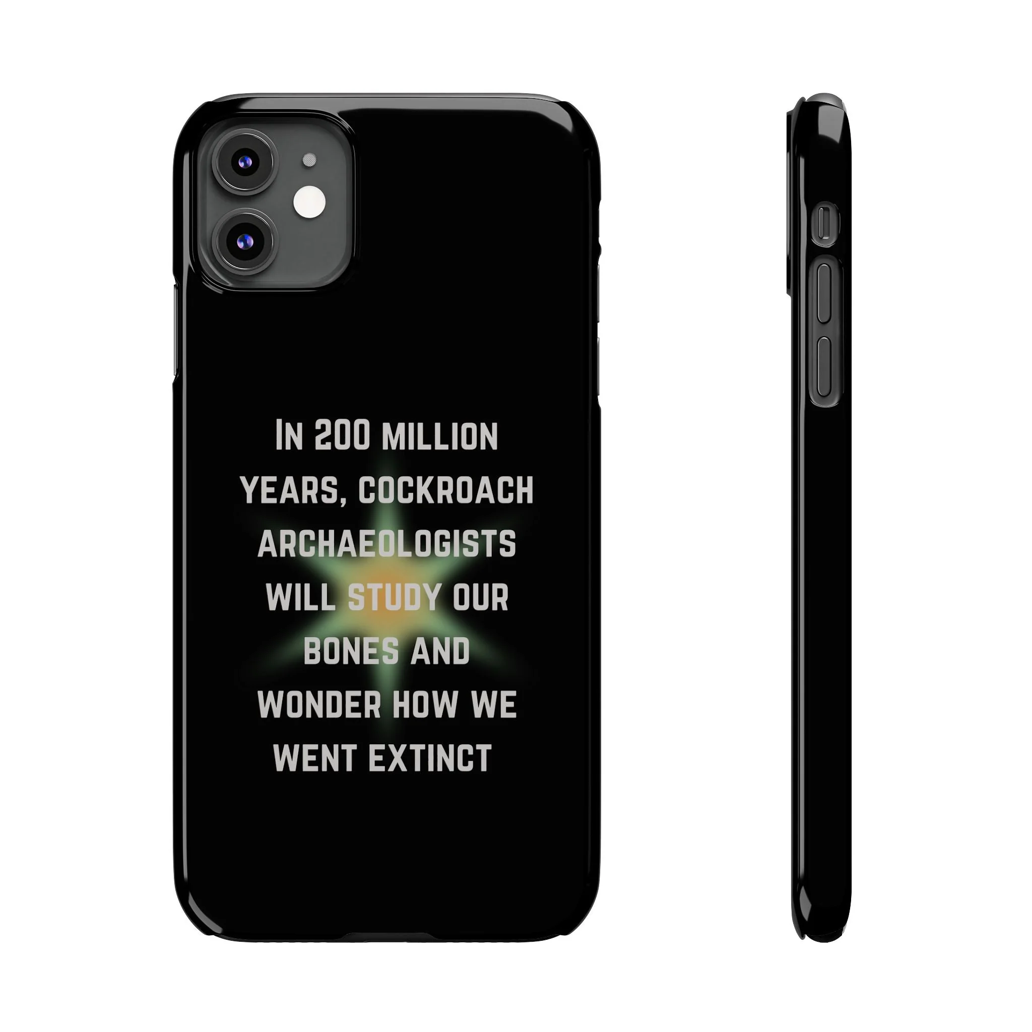 In 200 Million Years, Cockroach Archeologists Will Study Our Bones Slim Phone Case - Many iPhone Models Available - Image 8
