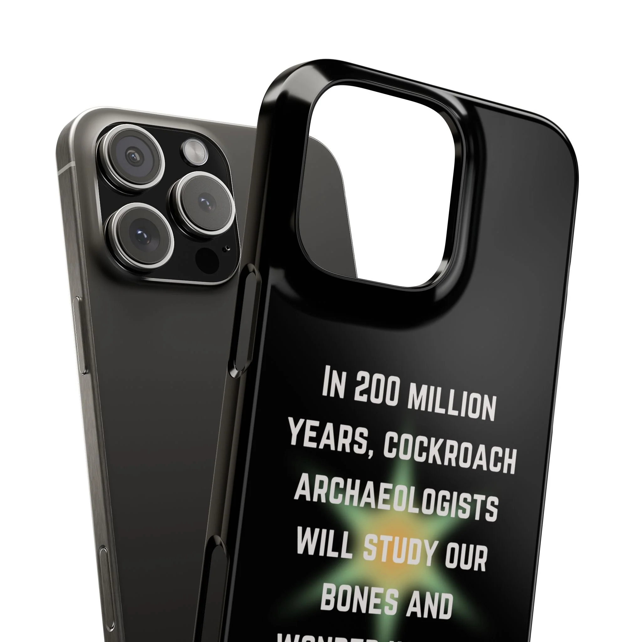 In 200 Million Years, Cockroach Archeologists Will Study Our Bones Slim Phone Case - Many iPhone Models Available - Image 81