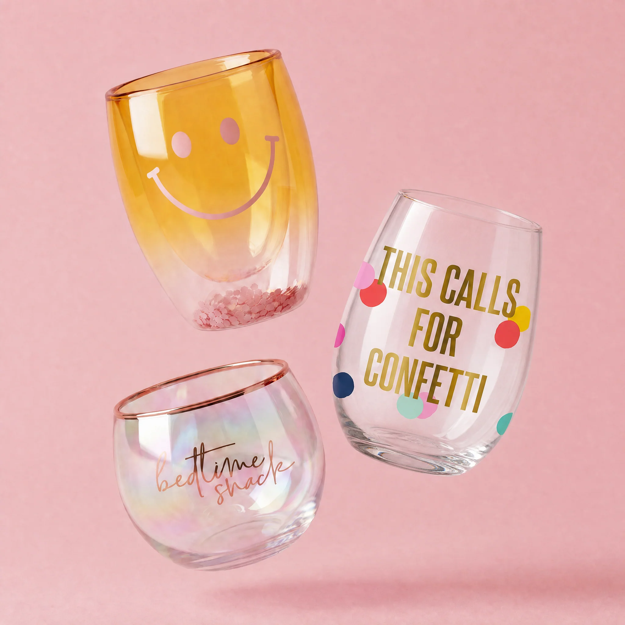 Individual Wine, Jumbo Wine, and Champagne Glasses with Cute Sayings | 30+ Options!