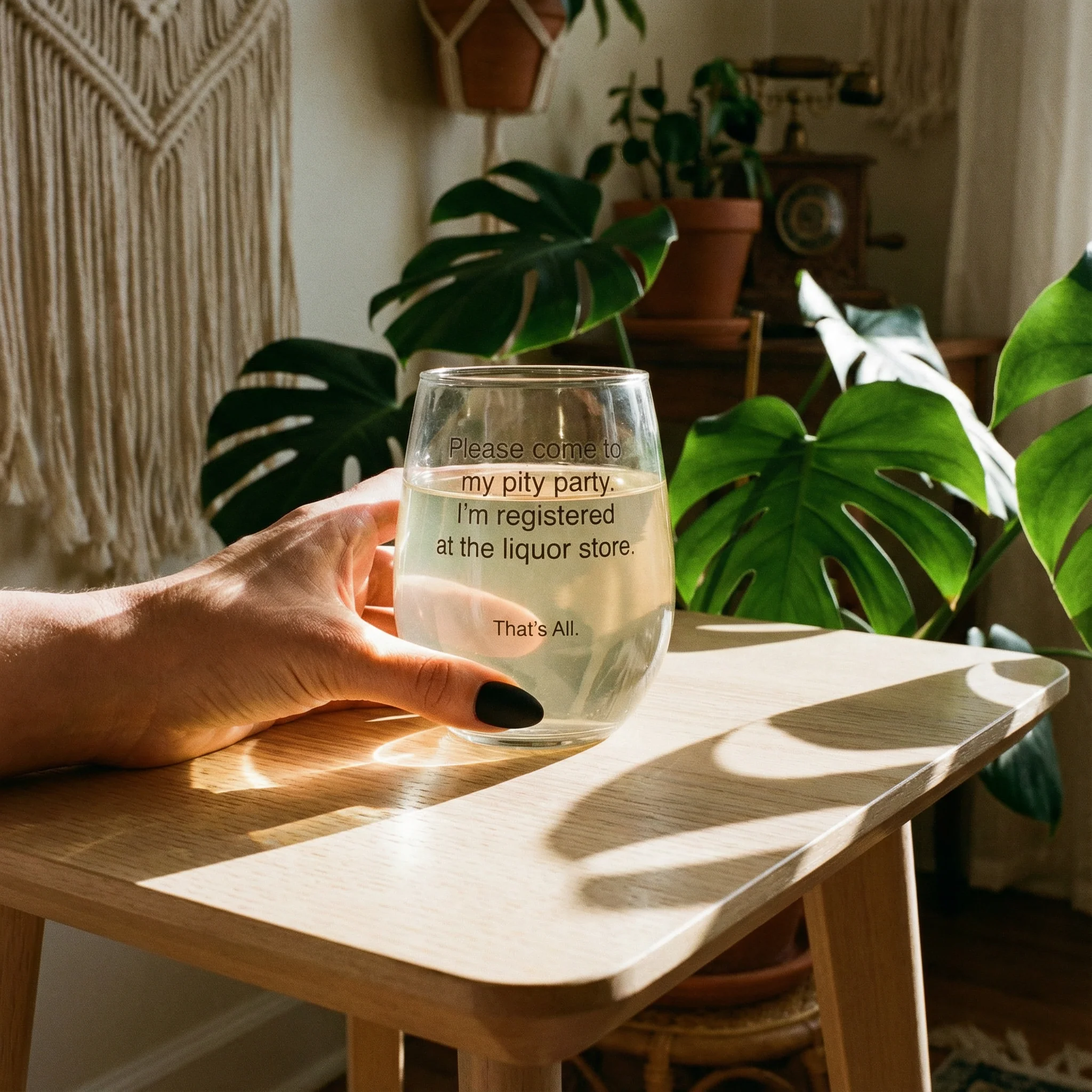 Individual Wine, Jumbo Wine, and Champagne Glasses with Cute Sayings | 30+ Options! - Image 74