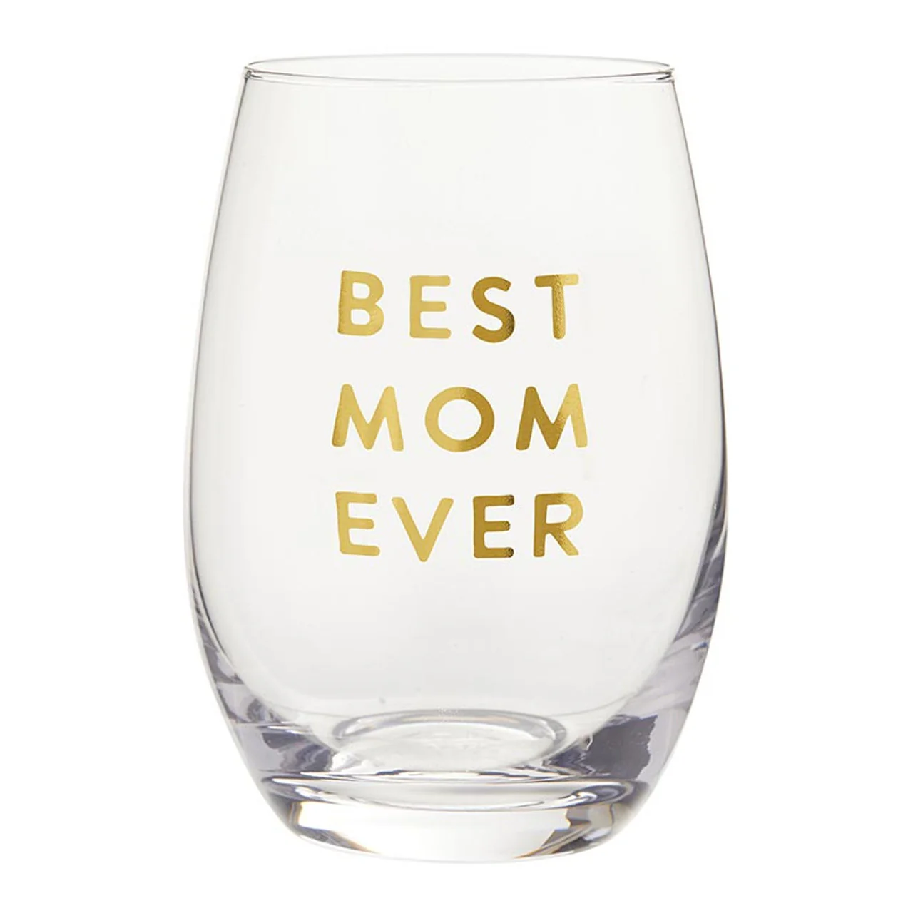 Best Mom Ever Stemless Wine Glass | Crystal Clear Drinkware Gift For Mother's Day | 17 oz - Image 3