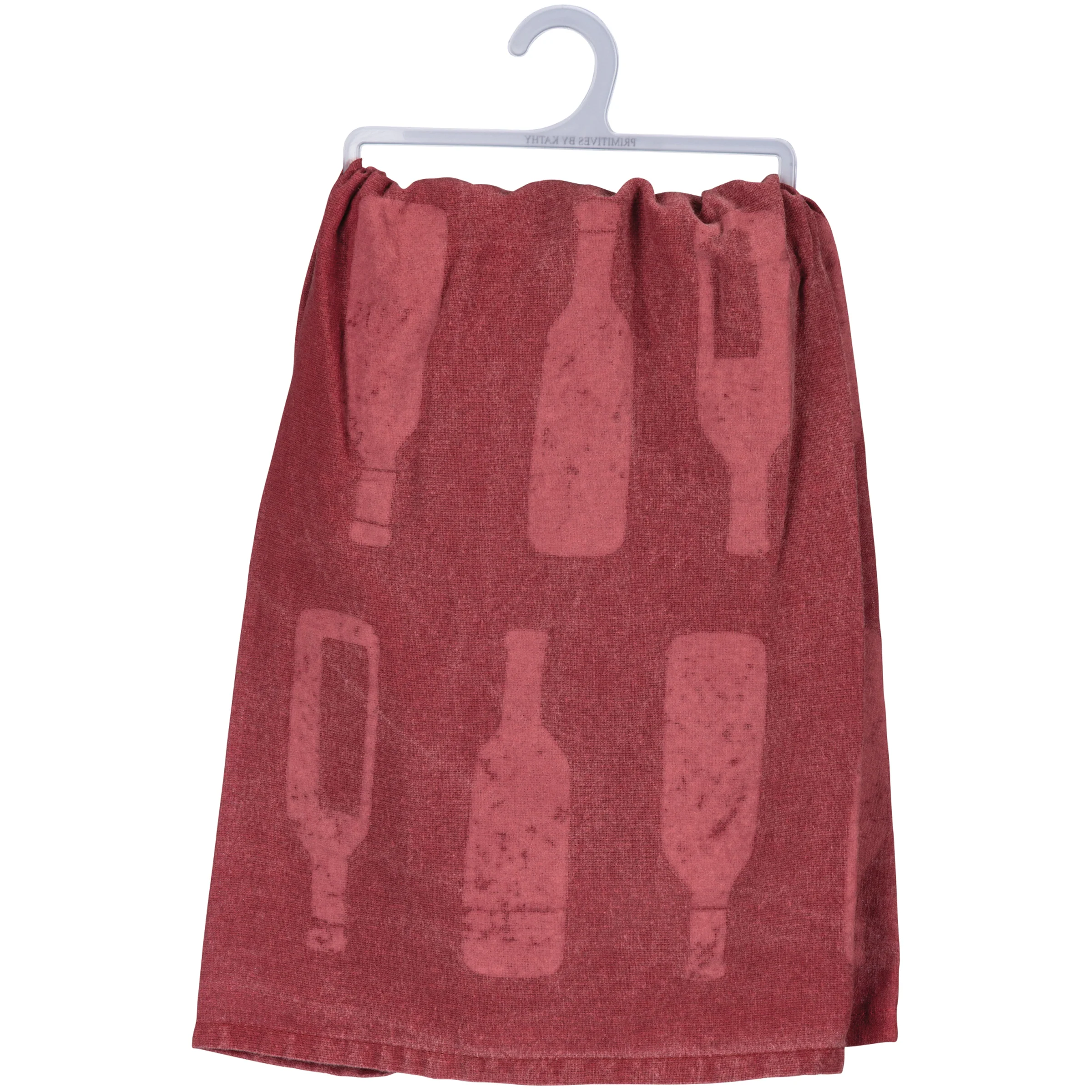 Instant Happy Woman Just Add Wine Cotton Kitchen Towel | 28" x 28" - Image 3