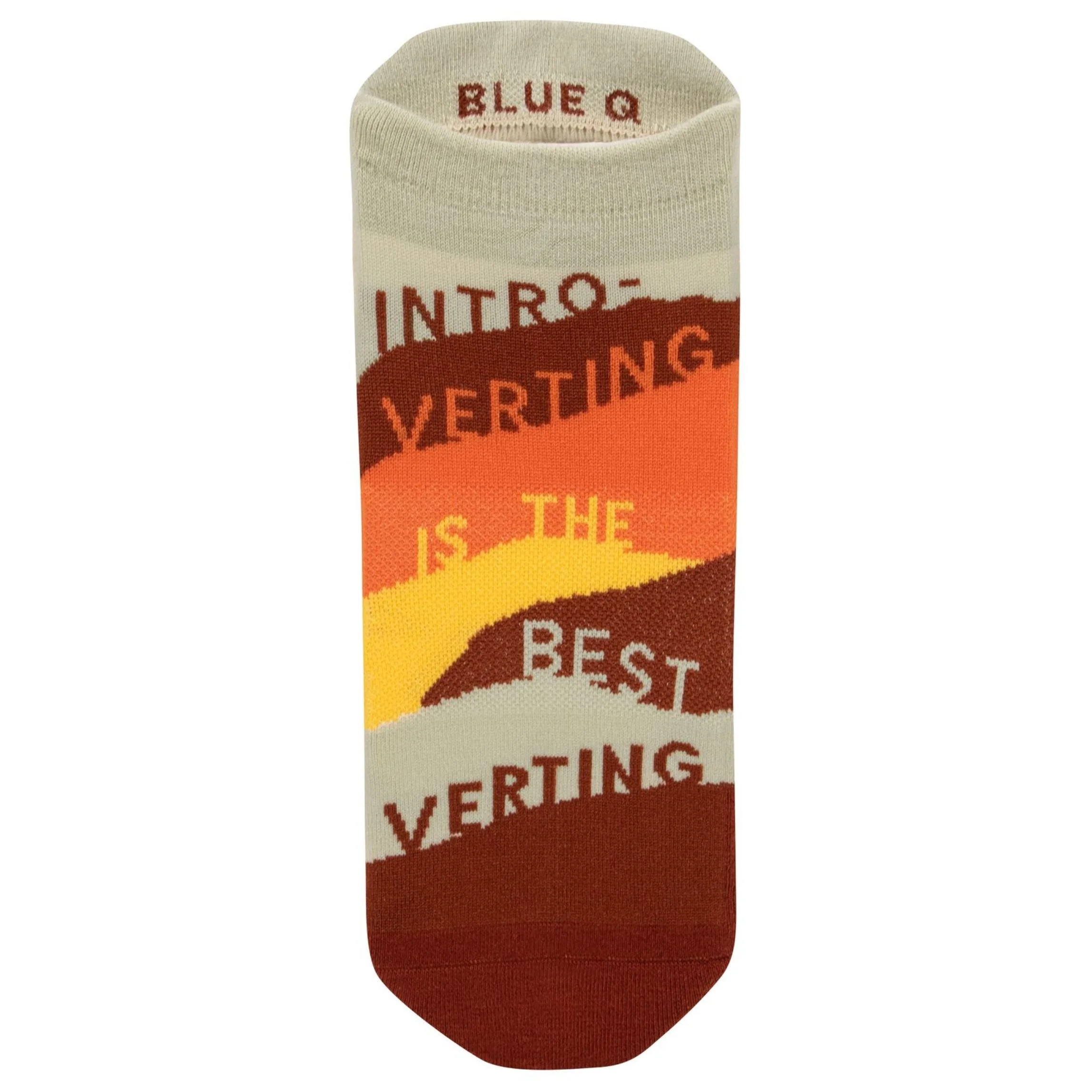 Introverting Is The Best Verting Sneaker Socks [2 Size Options] | BlueQ at GetBullish - Image 3