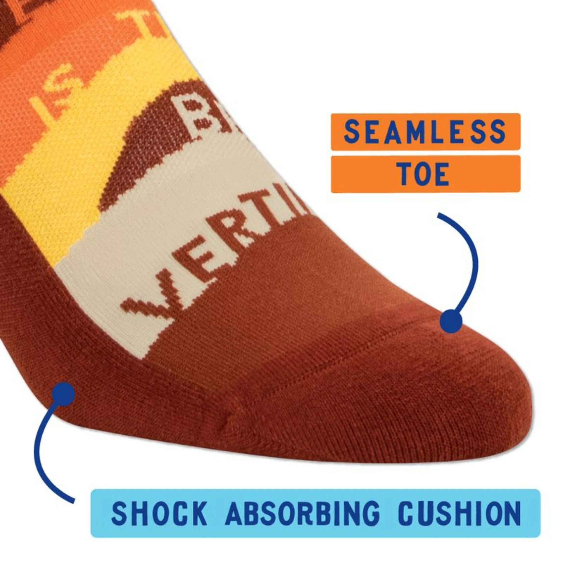 Introverting Is The Best Verting Sneaker Socks [2 Size Options] | BlueQ at GetBullish - Image 5