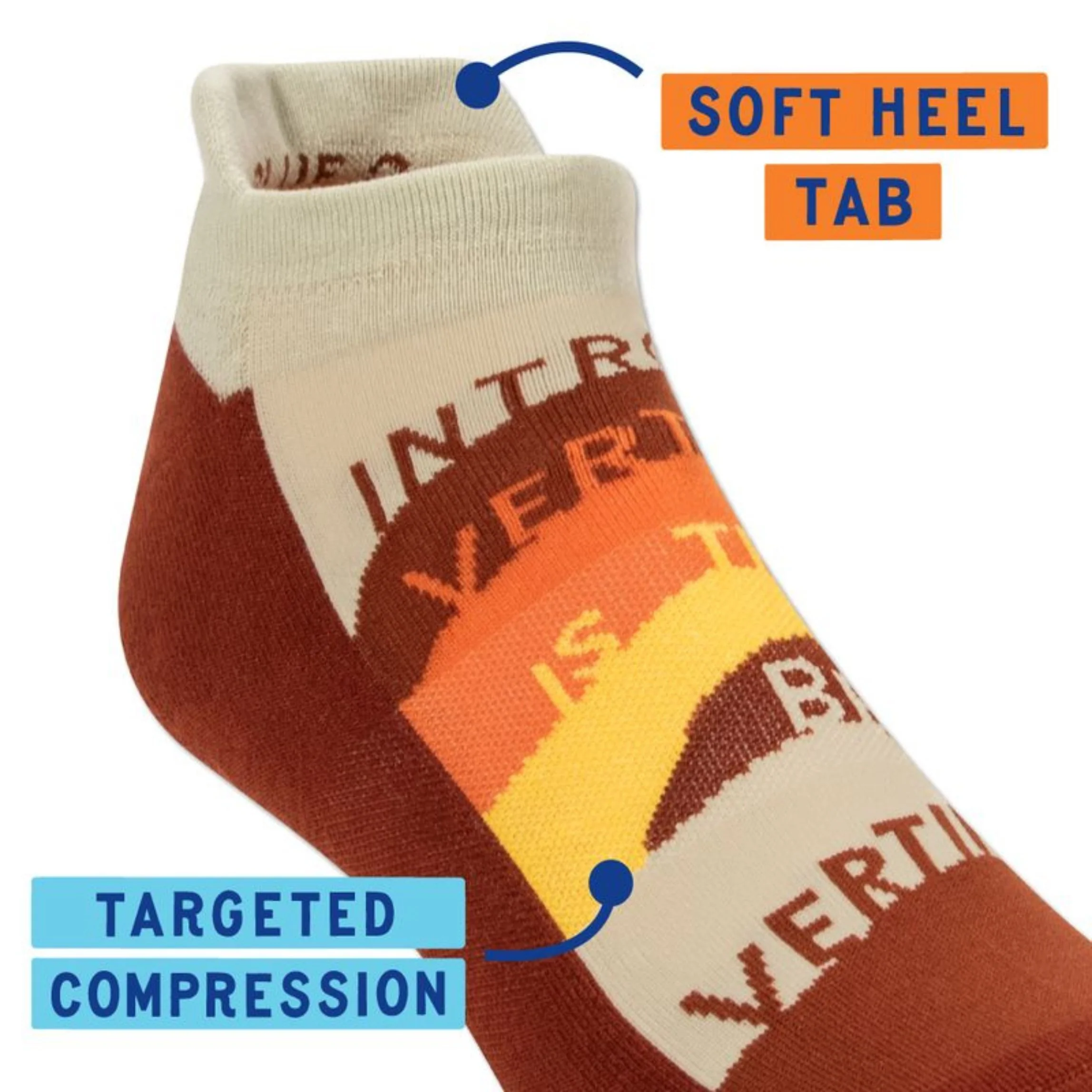 Introverting Is The Best Verting Sneaker Socks [2 Size Options] | BlueQ at GetBullish - Image 6