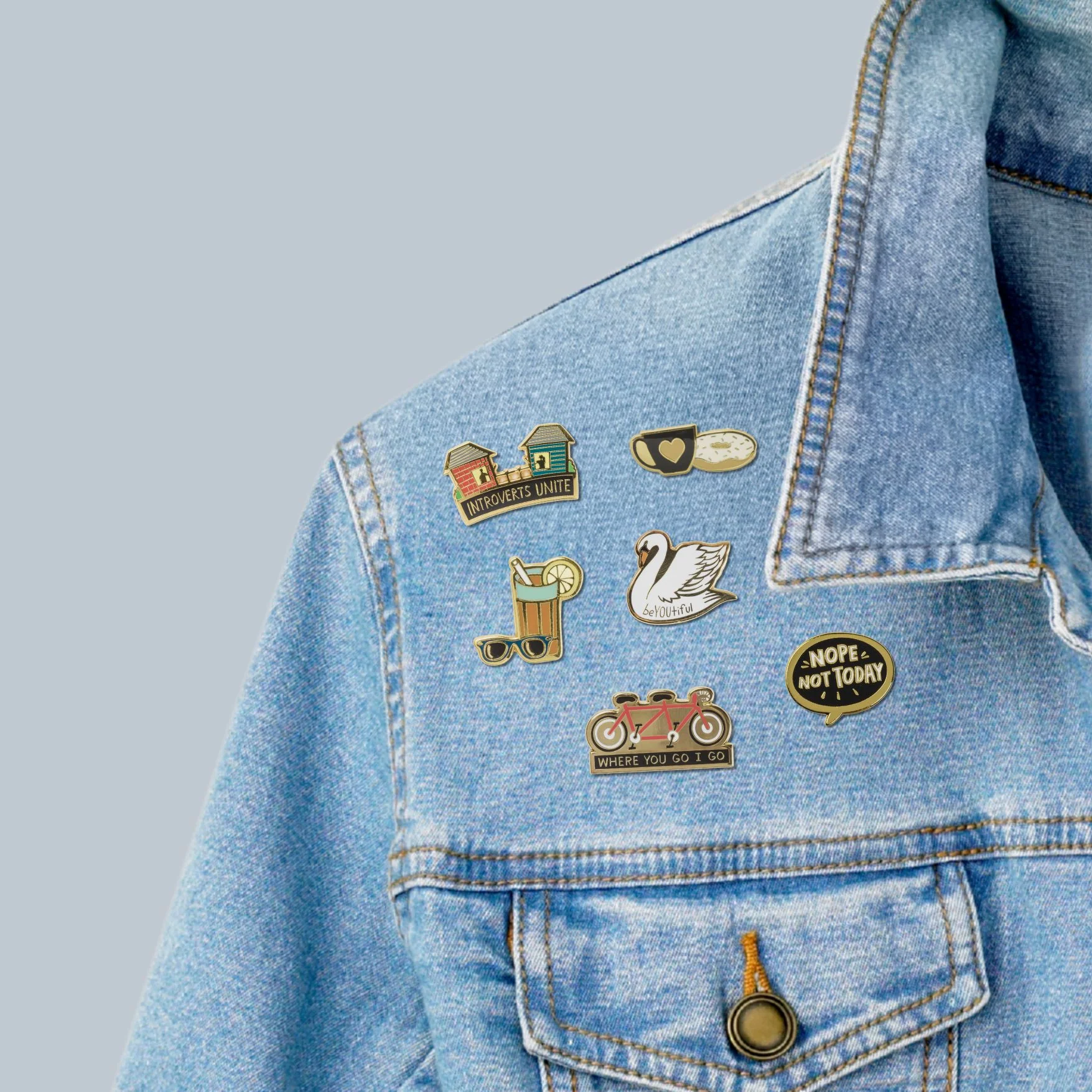 We Go Together Like Coffee And Donuts Enamel Pin - Image 6