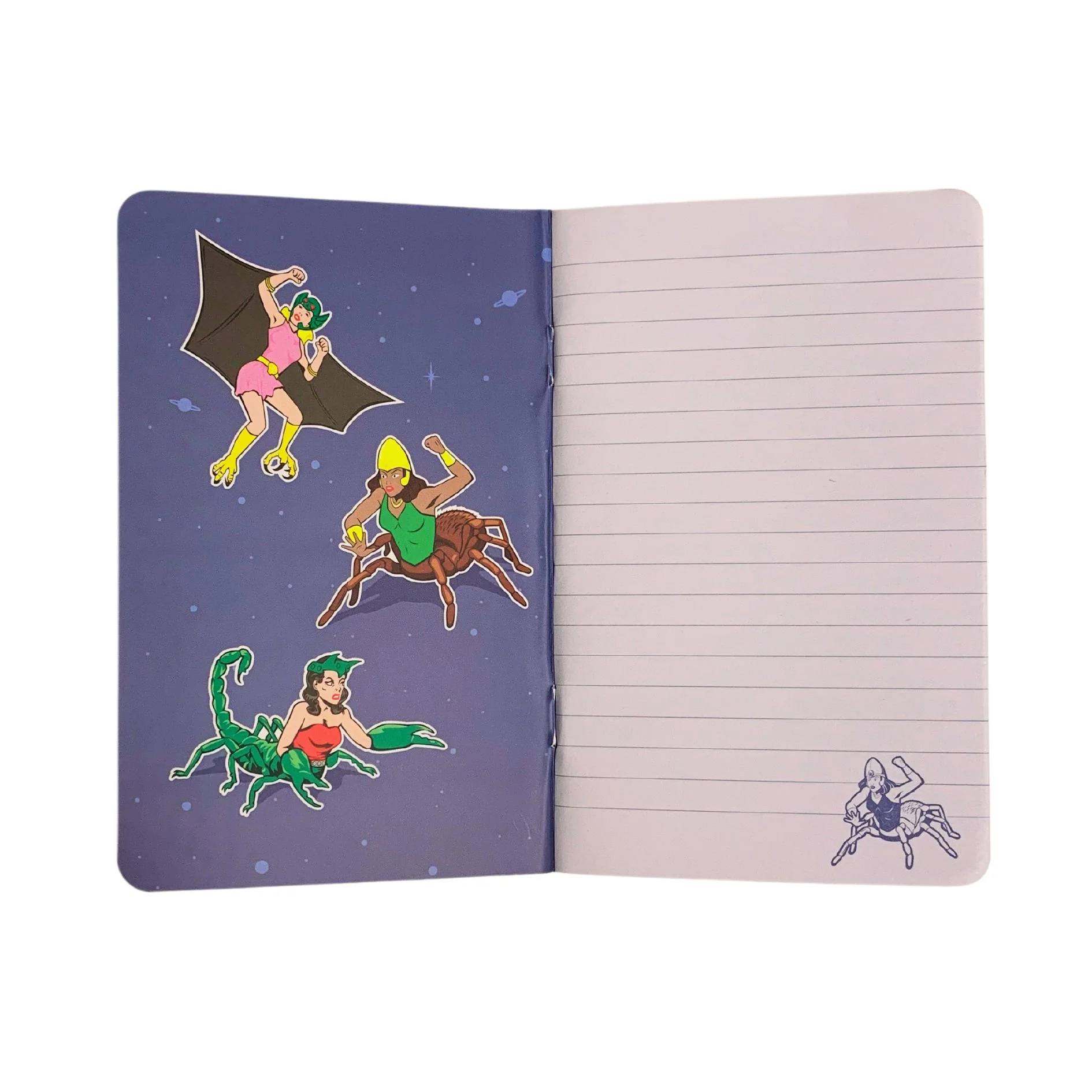 Invasion of the Monster Women Mini Notebooks - Set of 3 | Retro Comic Book Style Illustrations - Image 6
