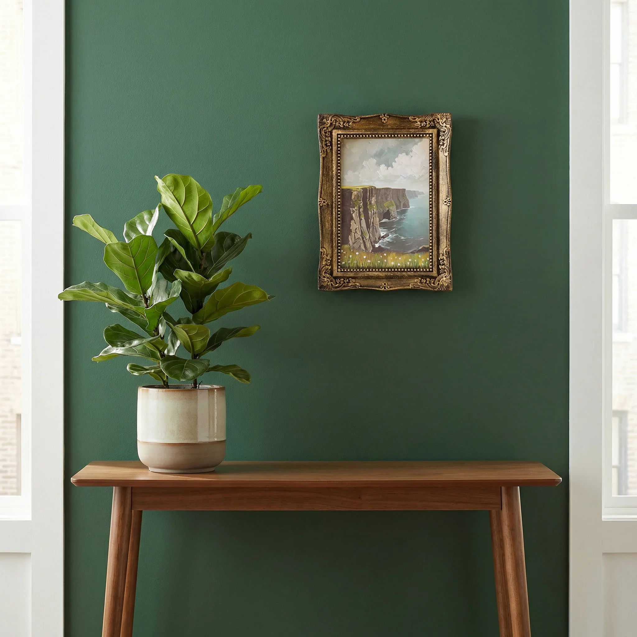 Irish Coast Framed Wall Art | Vintage St. Patrick’s Day Decor | 6.50" x 8.50" x 1" - Image 8
