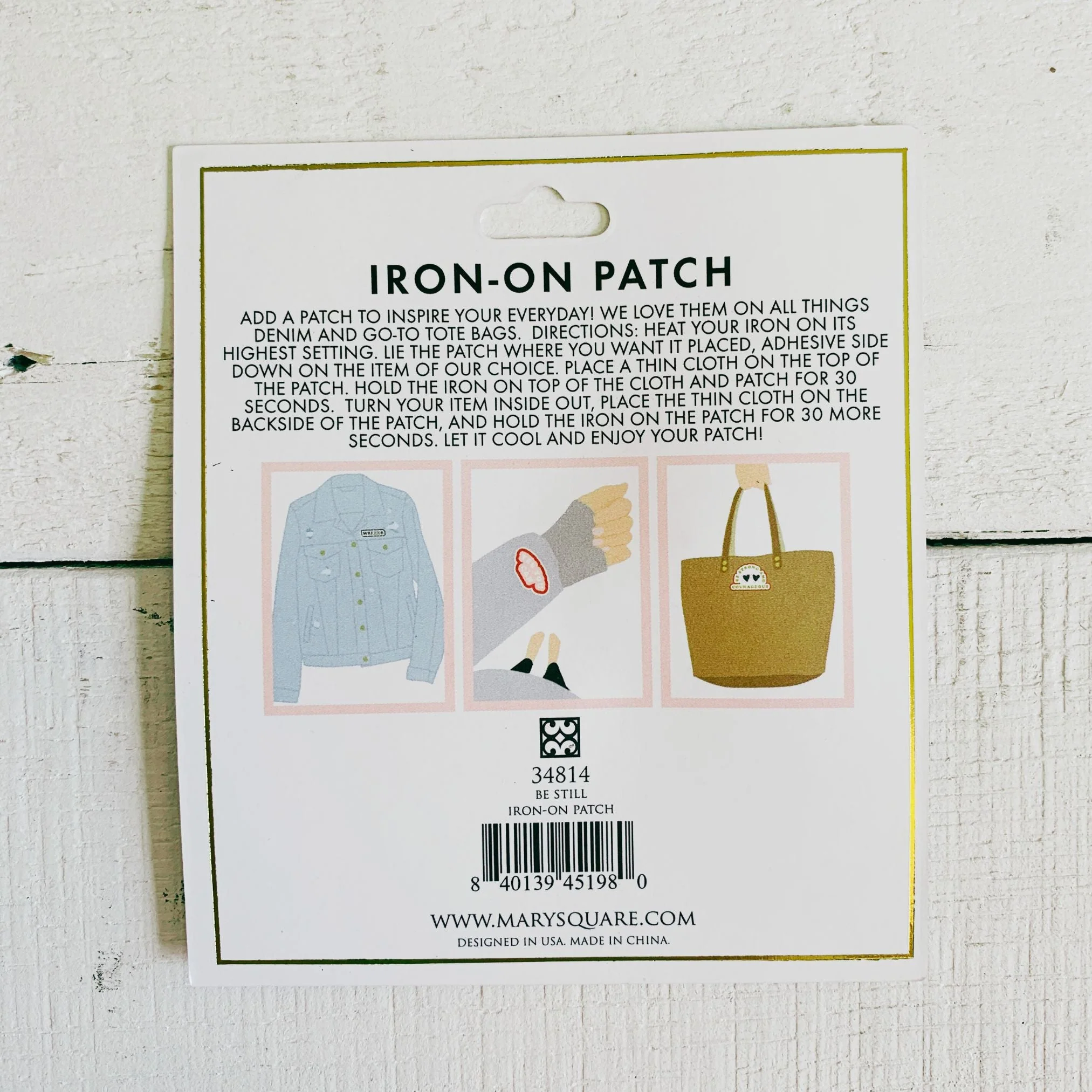 Keep Going Iron-On Patch in Rainbow Design | Embroidered Heat-transfer Patch - Image 7