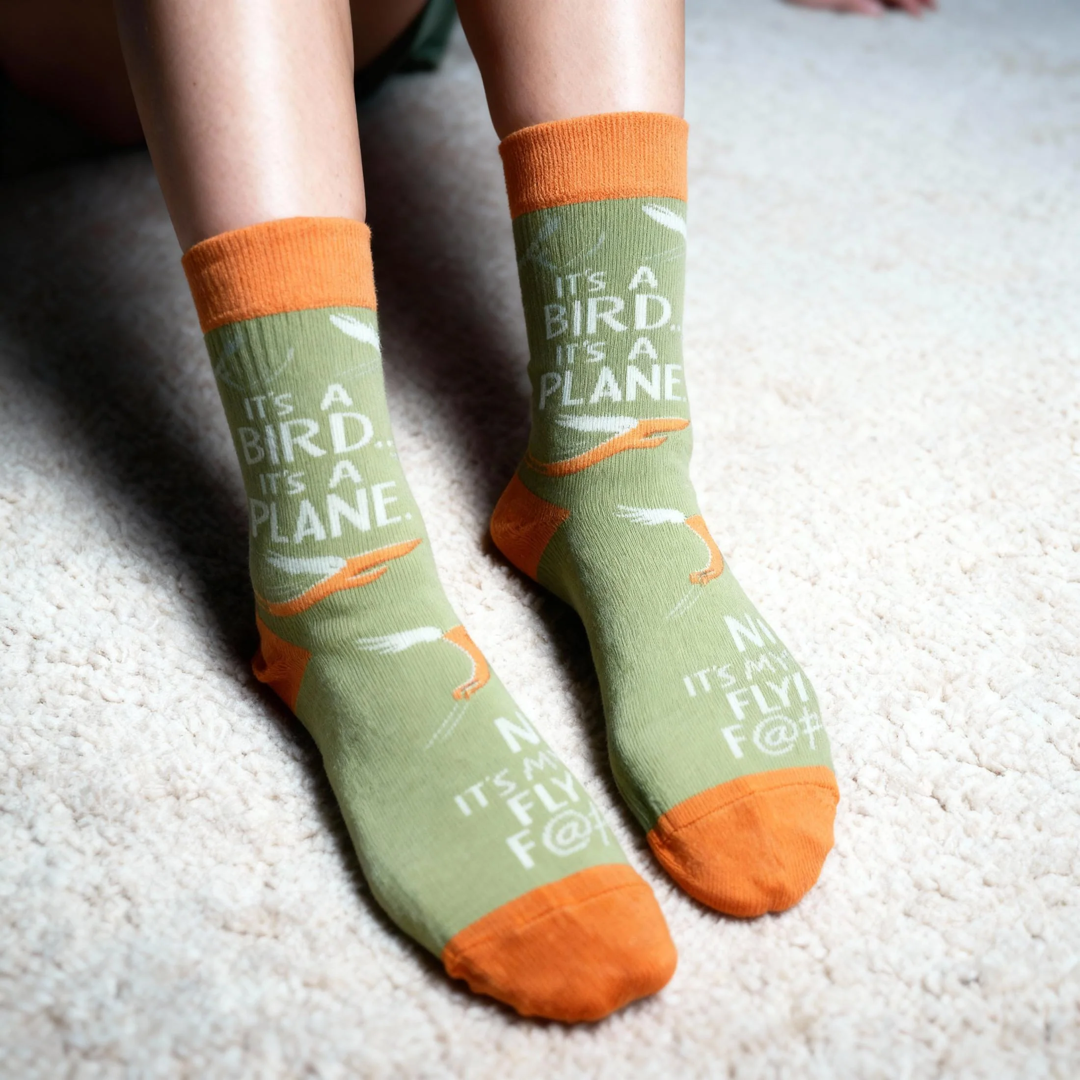 My Last Flying F@#* Socks | Colorful Novelty Unisex Socks | Gift for Her - Image 3