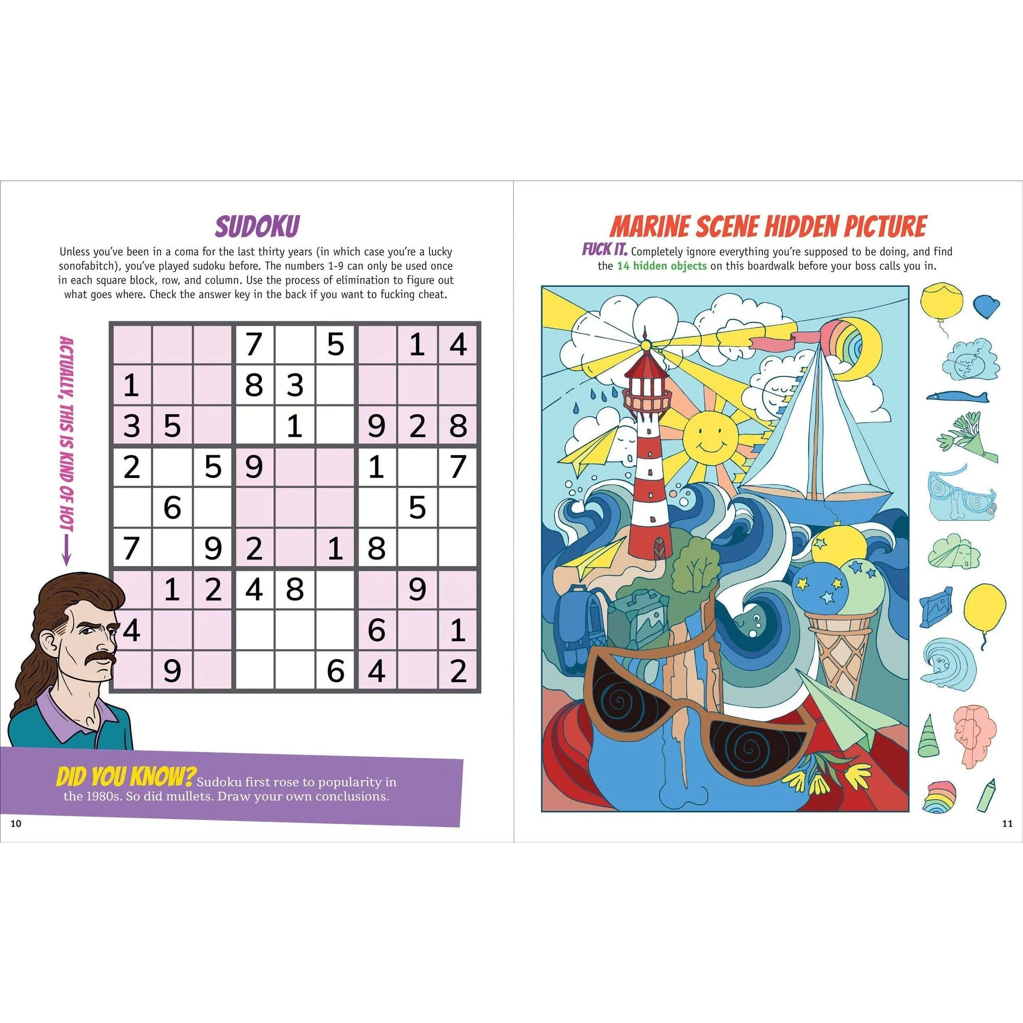 It's All F*cking Fun and Games | Adult Fun Activity Book - Image 10