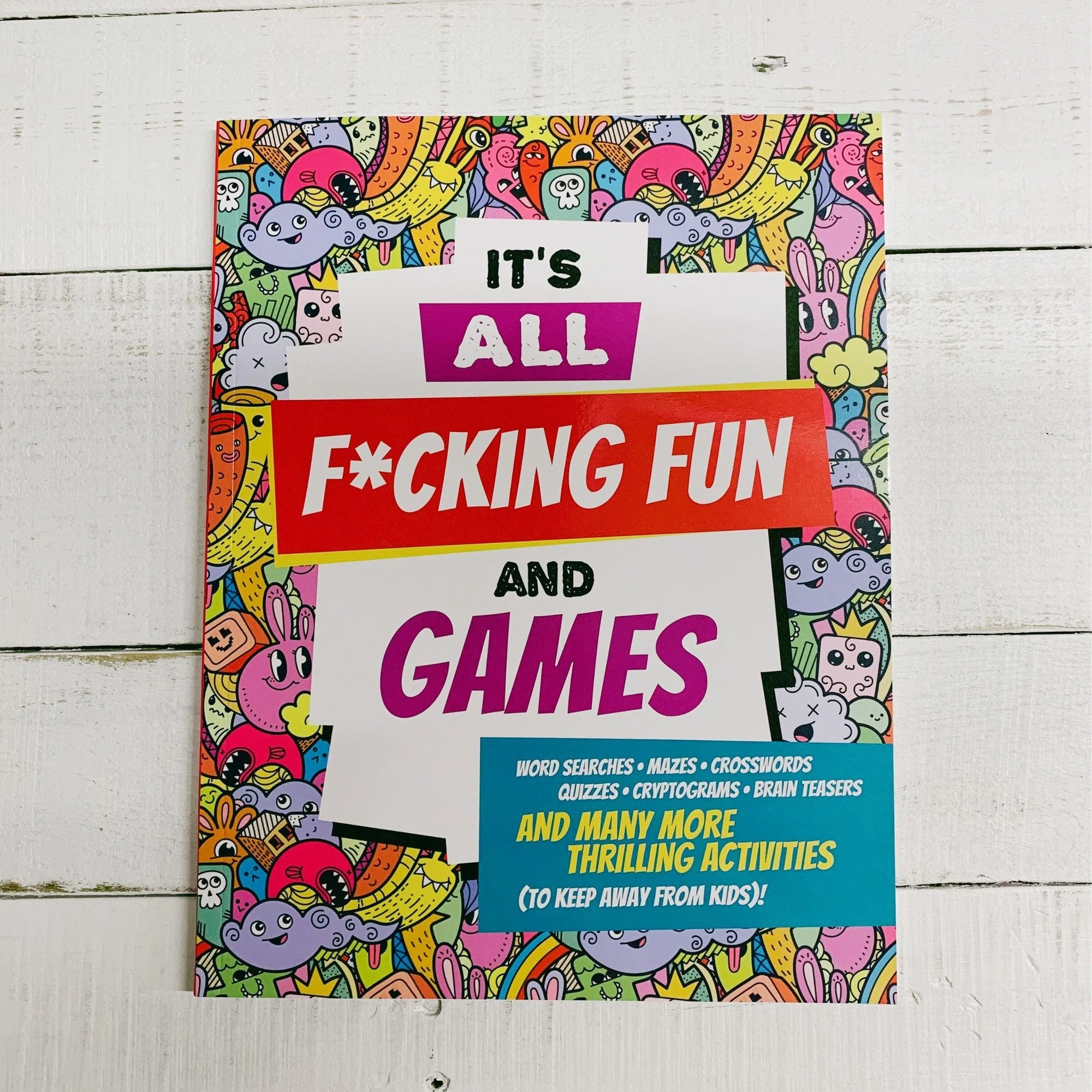 It's All F*cking Fun and Games | Adult Fun Activity Book - Image 3