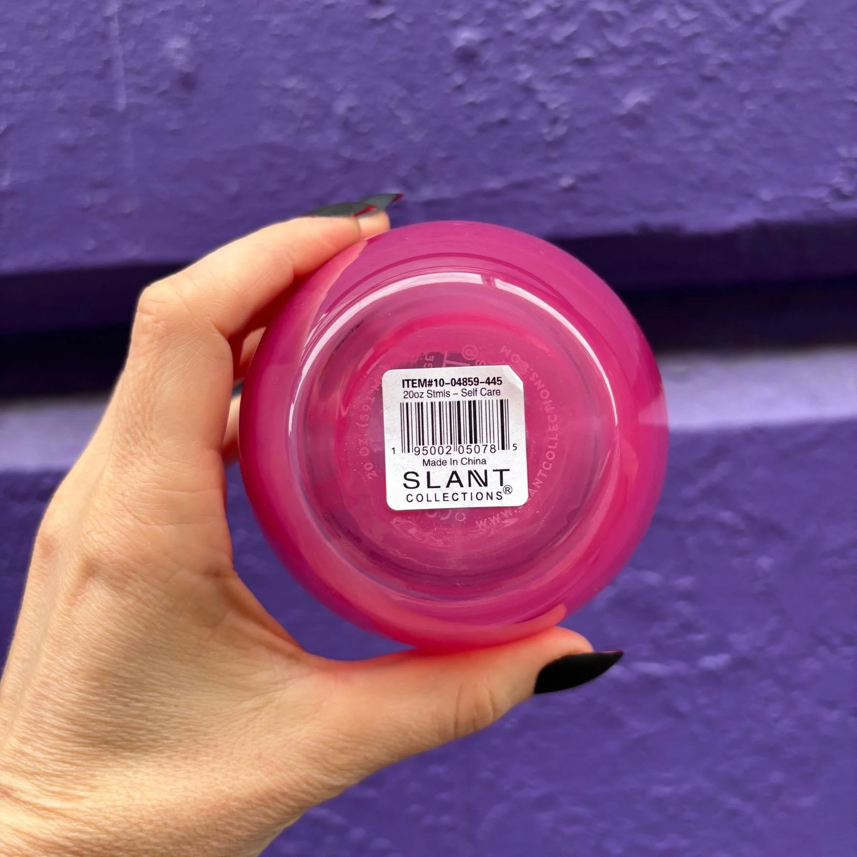 It's Called Self Care Stemless Wine Glass in Pink | 20oz - Image 7