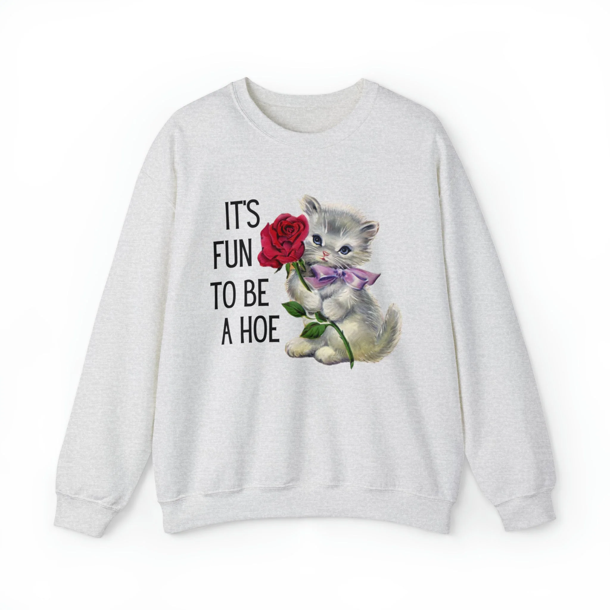 It's Fun to be a Hoe Unisex Heavy Blend™ Crewneck Sweatshirt Sizes SM-5XL | Plus Size Available - Image 17