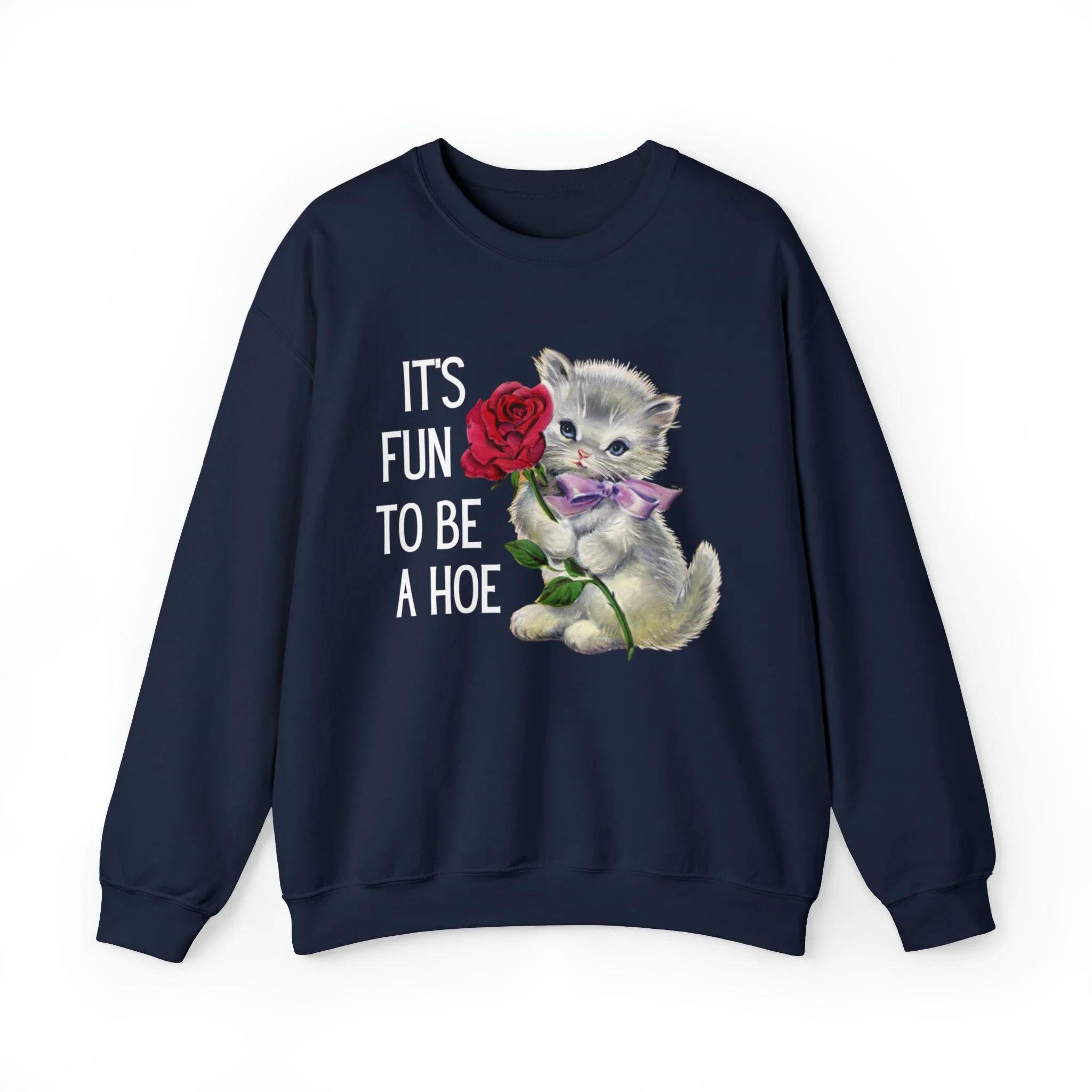 It's Fun to be a Hoe Unisex Heavy Blend™ Crewneck Sweatshirt Sizes SM-5XL | Plus Size Available - Image 21