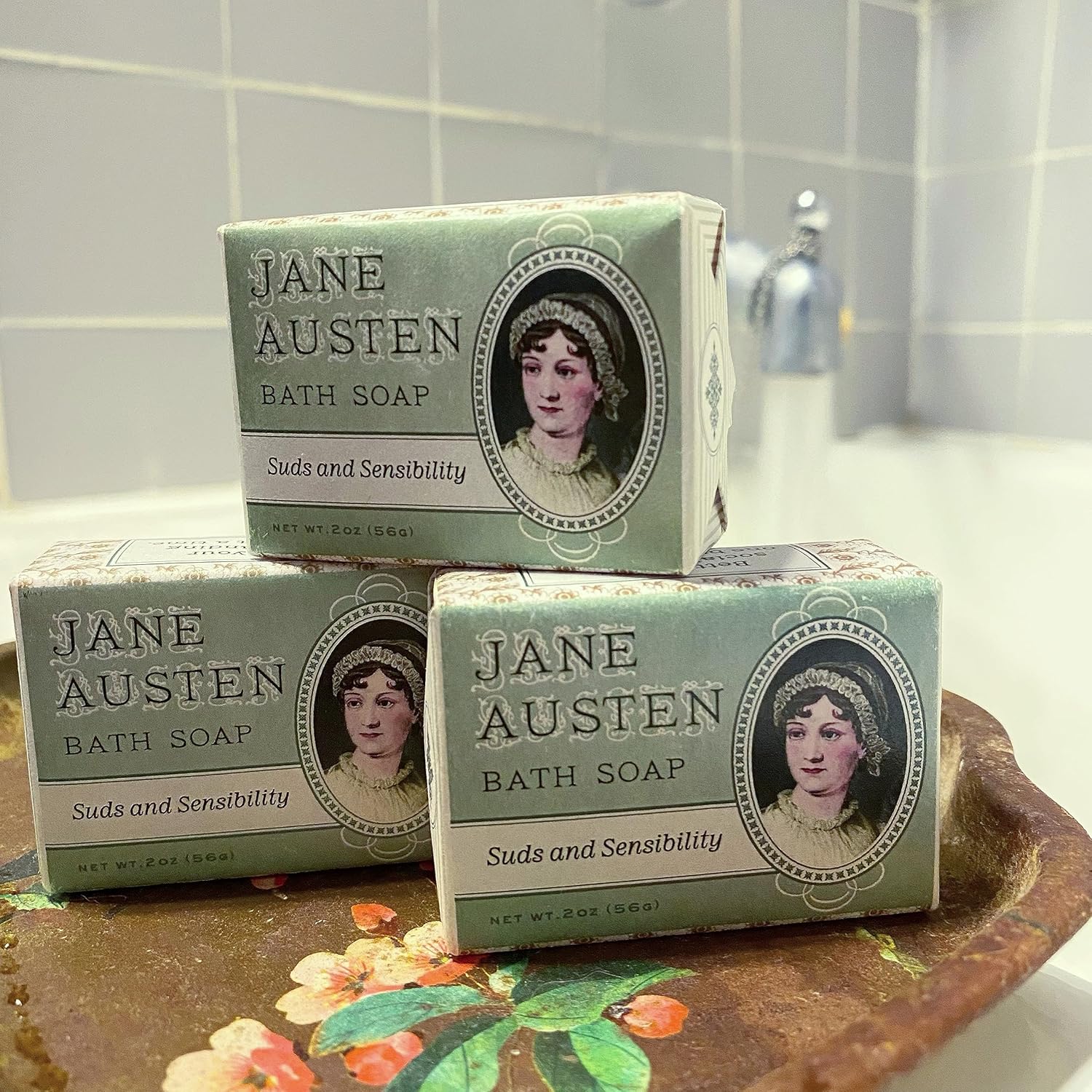 Jane Austen Bath Soap | Lavender Scented Mini Literary Guest Soap | Novelty Book Lover Gift - Image 9