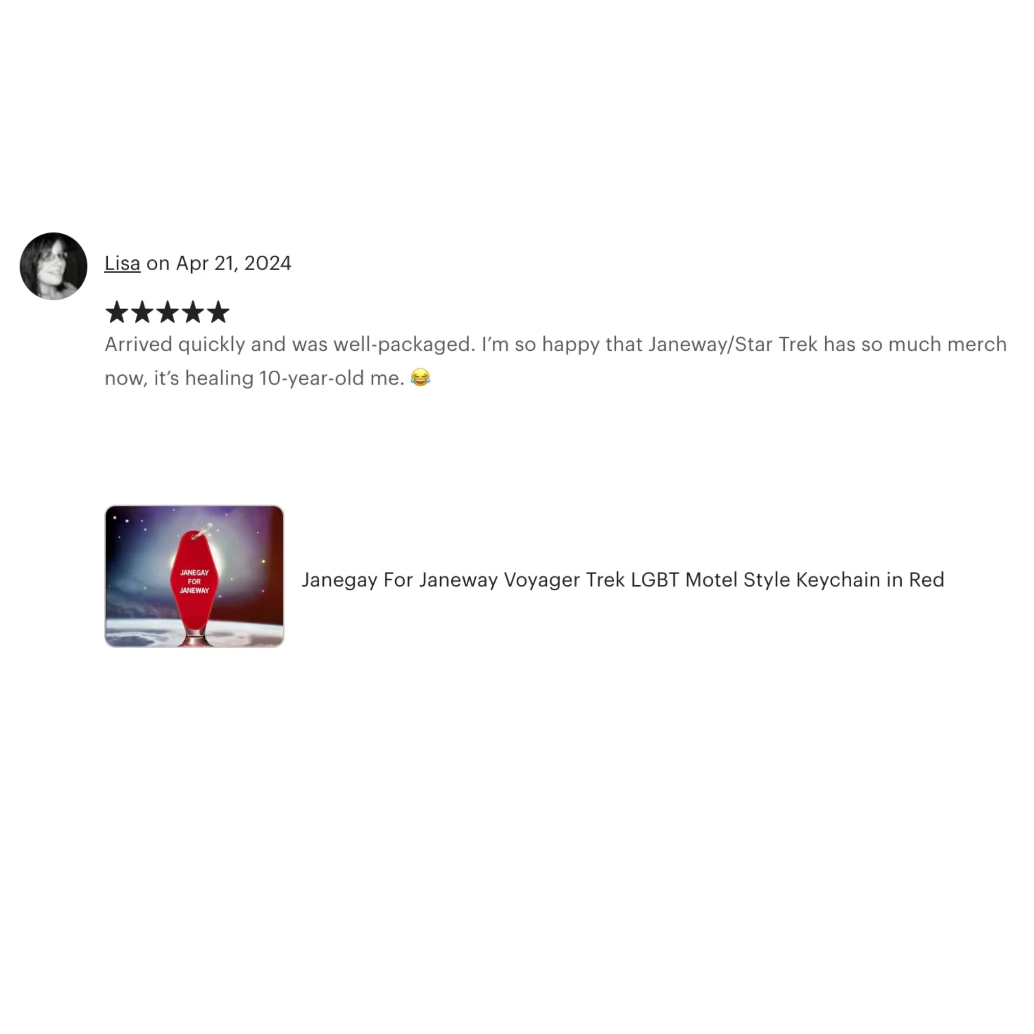 Janegay For Janeway Motel Style Keychain in Red - Image 6
