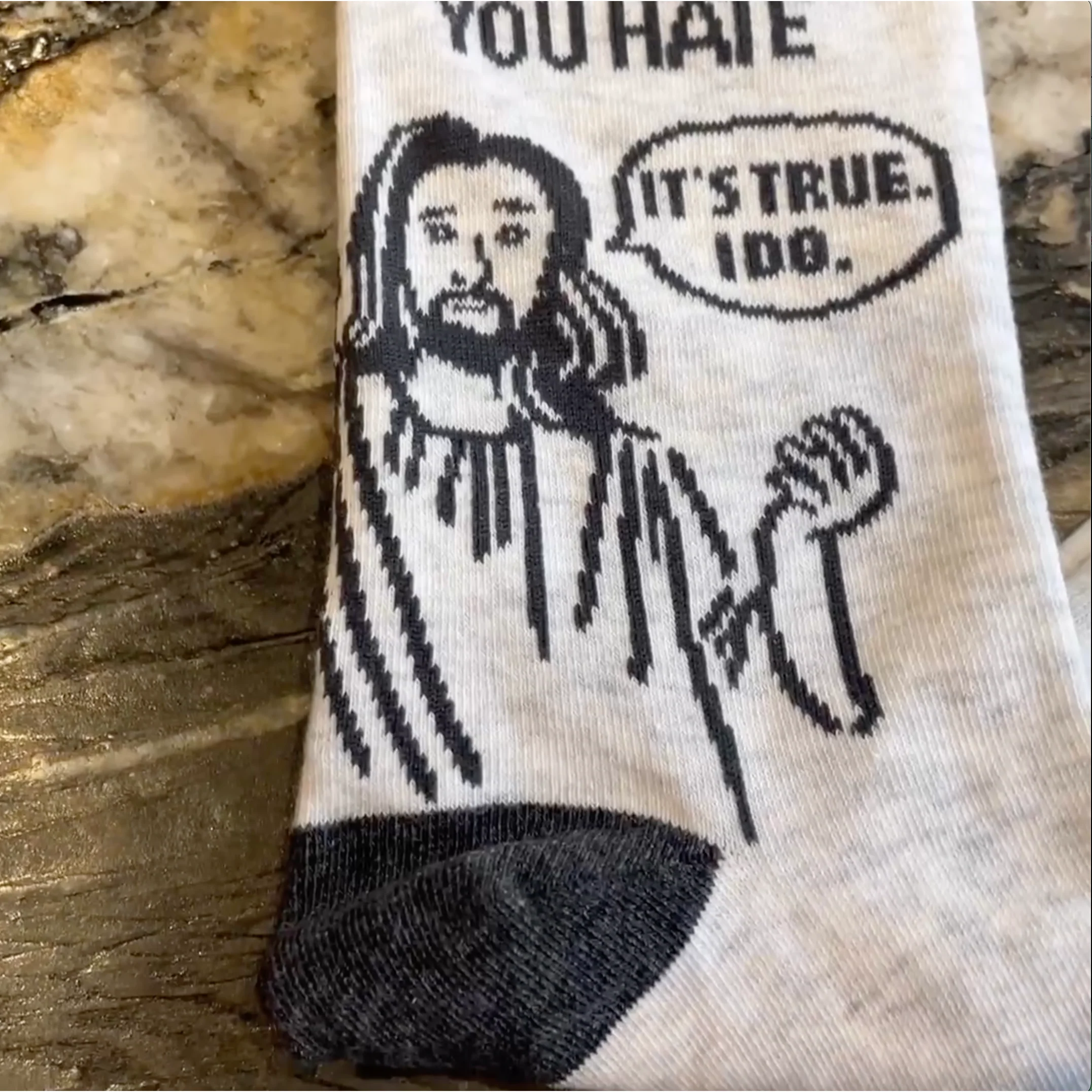Jesus Loves Everyone You Hate Socks | Unisex One Size Fits Most - Image 5
