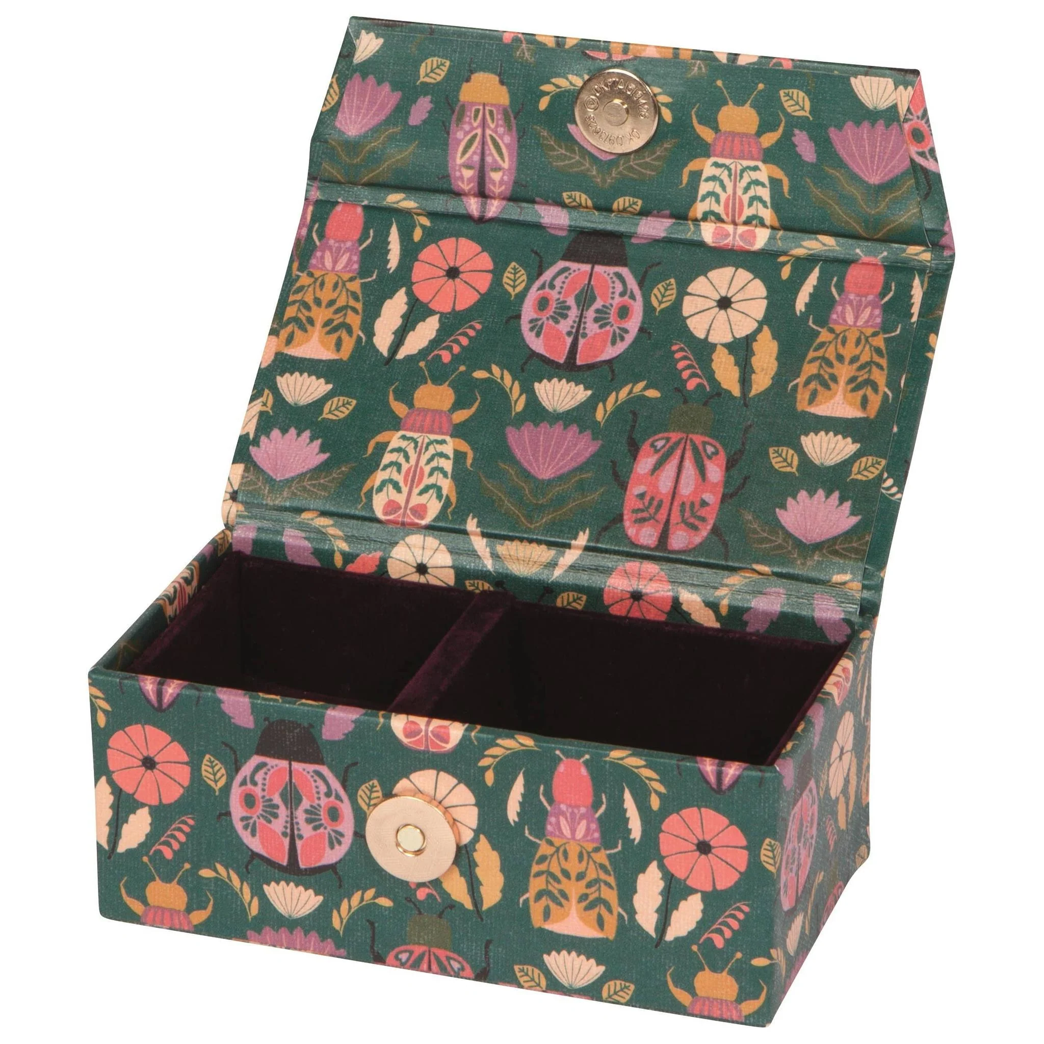 Jewelry Travel Case Amulet | Organizer Case Keepsake Box | 4.3" x 2.5" - Image 3