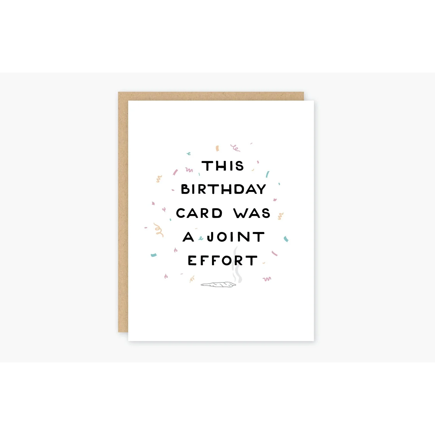 This Birthday Card Was A Joint Effort Greeting Card - Image 2