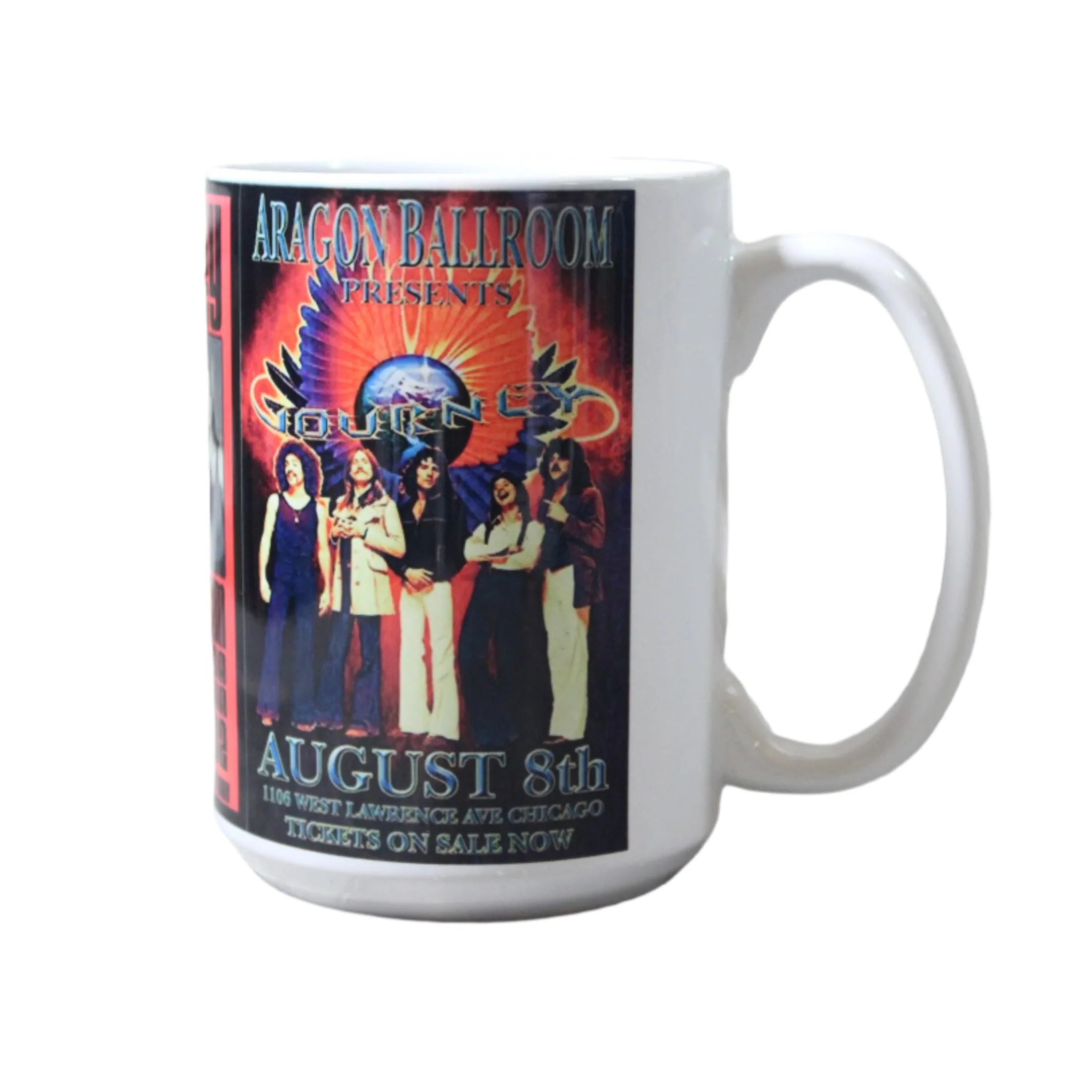 Journey Concert Poster Ceramic Coffee Mug | 15oz