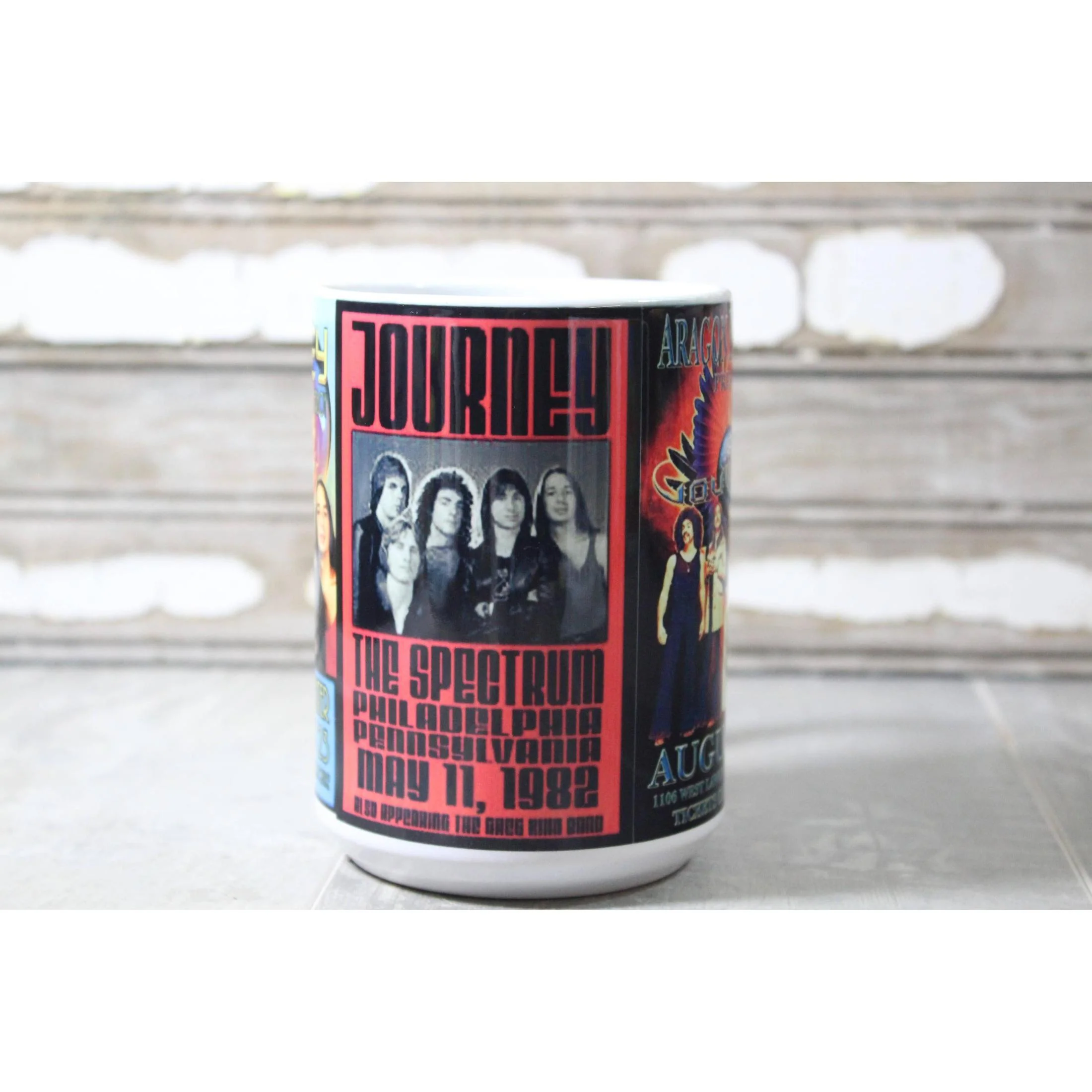 Journey Concert Poster Ceramic Coffee Mug | 15oz - Image 3