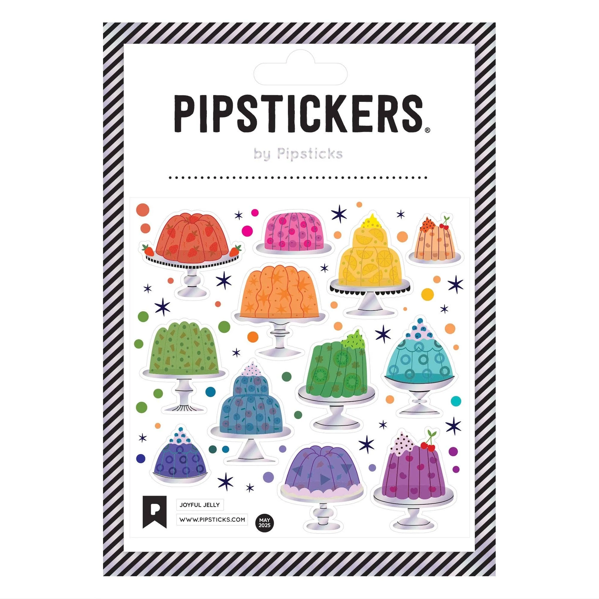 Joyful Jelly Stickers | Colorful Jellies Decorative Decals | Sticker Lovers Collection